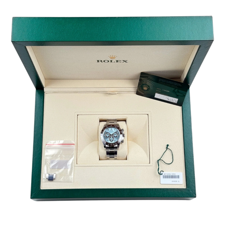 Rolex Daytona 116506 Platinum Ice Blue Arabic Dial 40mm - Image 8