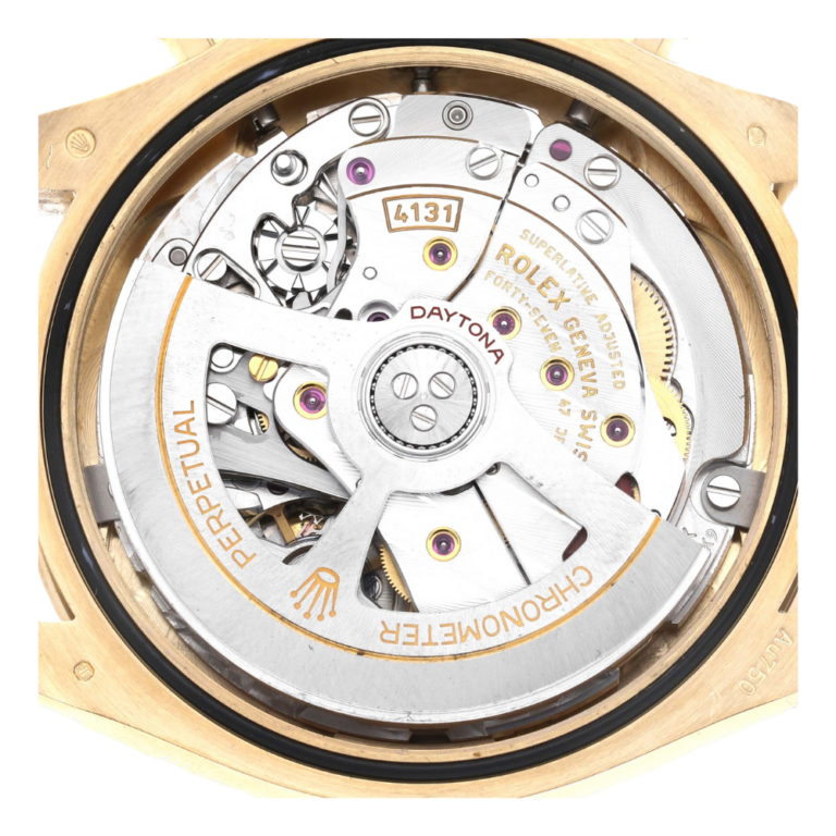 Rolex Cosmograph Daytona 40mm Yellow Gold White Dial Mens Watch 126518 - Image 7