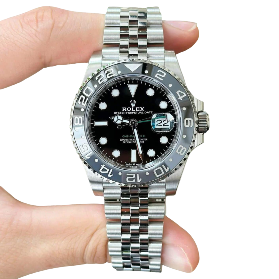 Rolex GMT-Master II Bruce Wayne Stainless Steel Black Dial Jubilee M126710GRNR-0003 New - Image 8