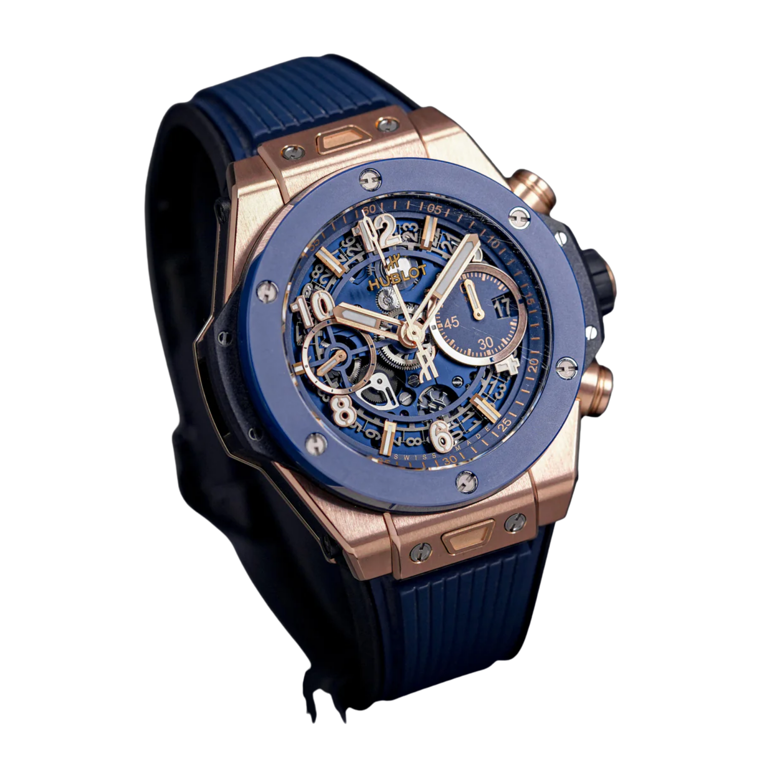 Hublot Big Bang Unico Mat Blue Dial 18K King Gold 42mm 441.OX.5181.RX - Image 4