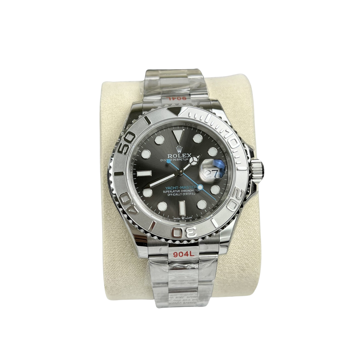 Rolex Yacht-Master 40 mm Dark Rhodium Dial, Stainless Steel Oyster Bracelet Mens Watch M126622-0001 - Image 4