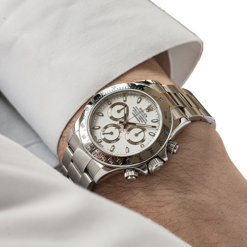 Rolex Cosmograph Daytona 40mm 116520 White APH Dial - Image 15
