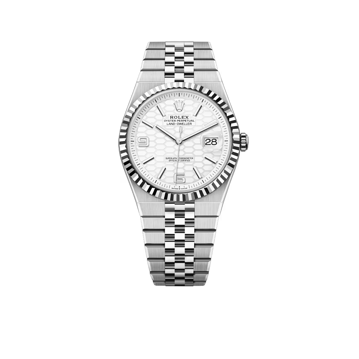 Rolex Land-Dweller 40 mm Oystersteel White Gold M127334-0001