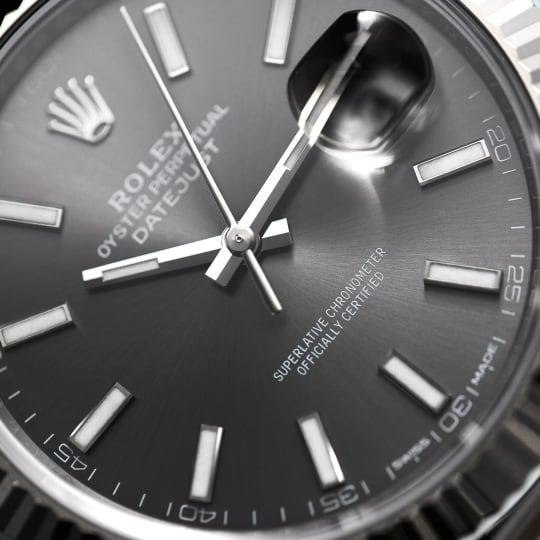 Rolex Datejust 41 mm Stainless Steel Slate Dial Oyster M126334-0013 New - Image 3