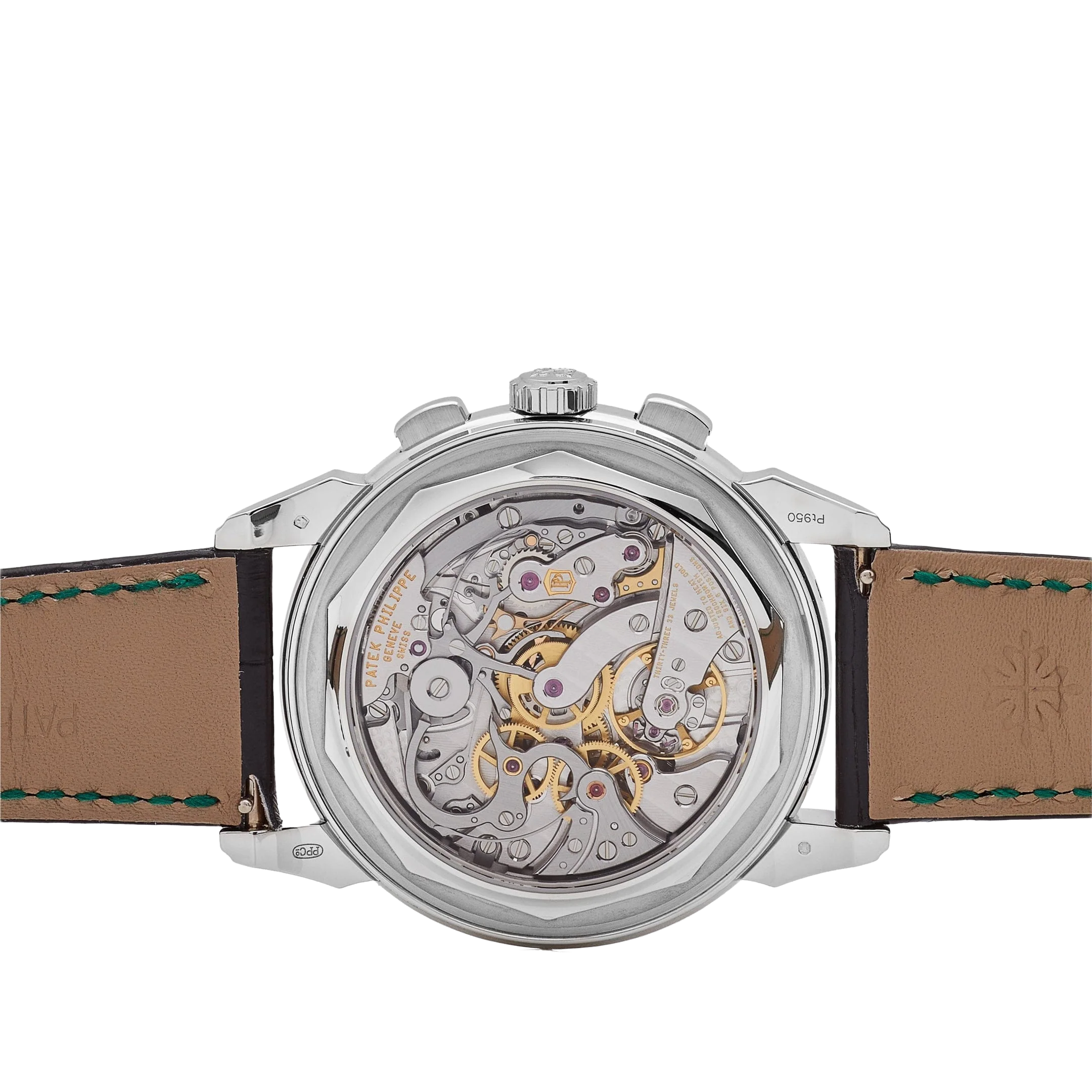 Patek Philippe Grand Complications 41mm 5270P-014 Perpetual Calendar Chronograph Platinum Green Dial - Image 6