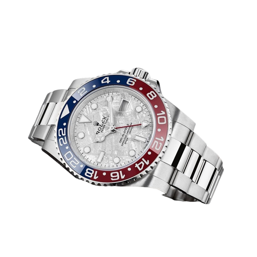 Rolex GMT-Master II Pepsi White Gold Meteorite Dial 126719BLRO-0002 New - Image 4
