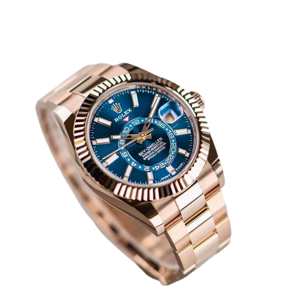 Rolex Sky-Dweller 42mm 18k Everose Gold Mens Watch 336935-0005 - Image 5