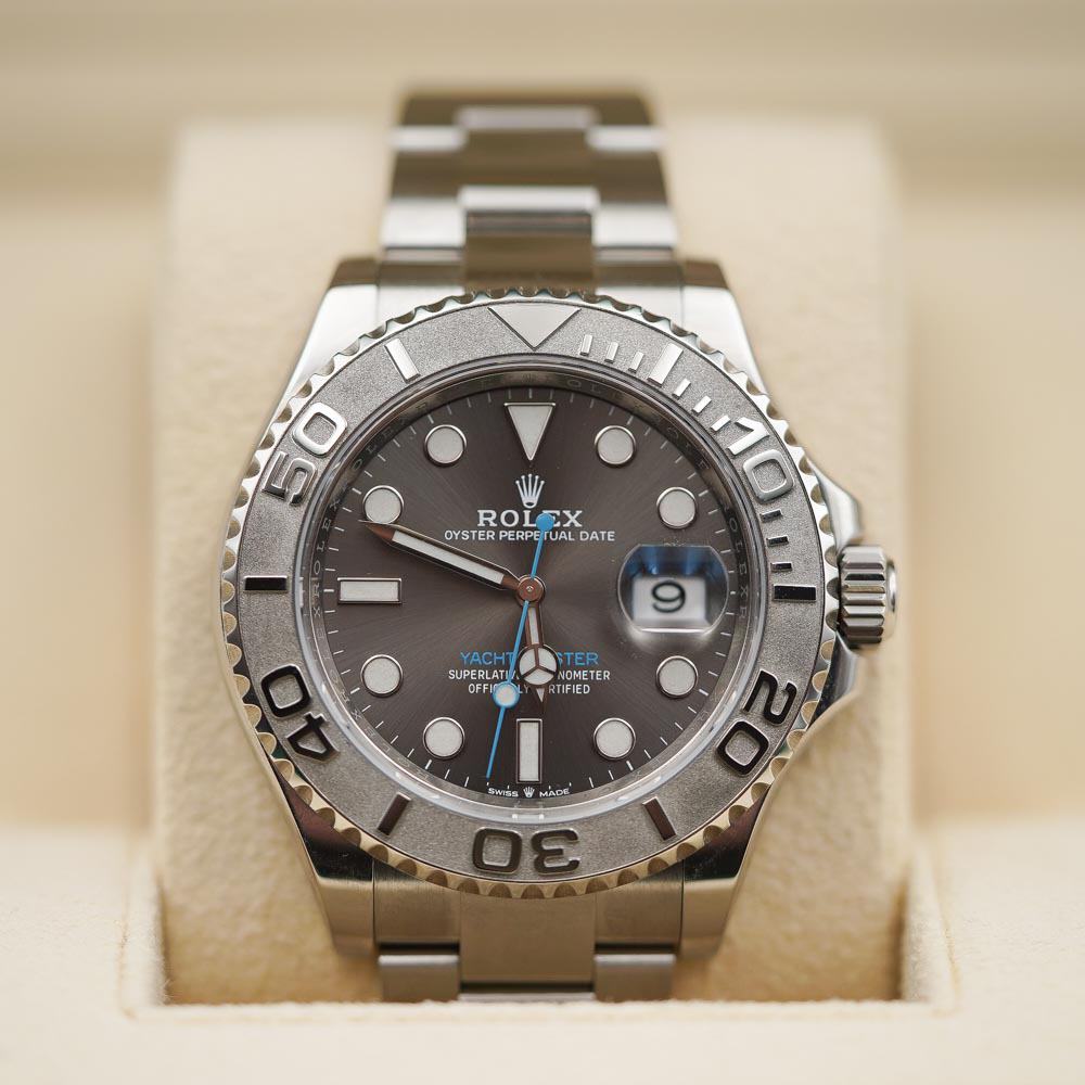 Rolex Yacht-Master 40 mm Dark Rhodium Dial, Stainless Steel Oyster Bracelet Mens Watch M126622-0001 - Image 5
