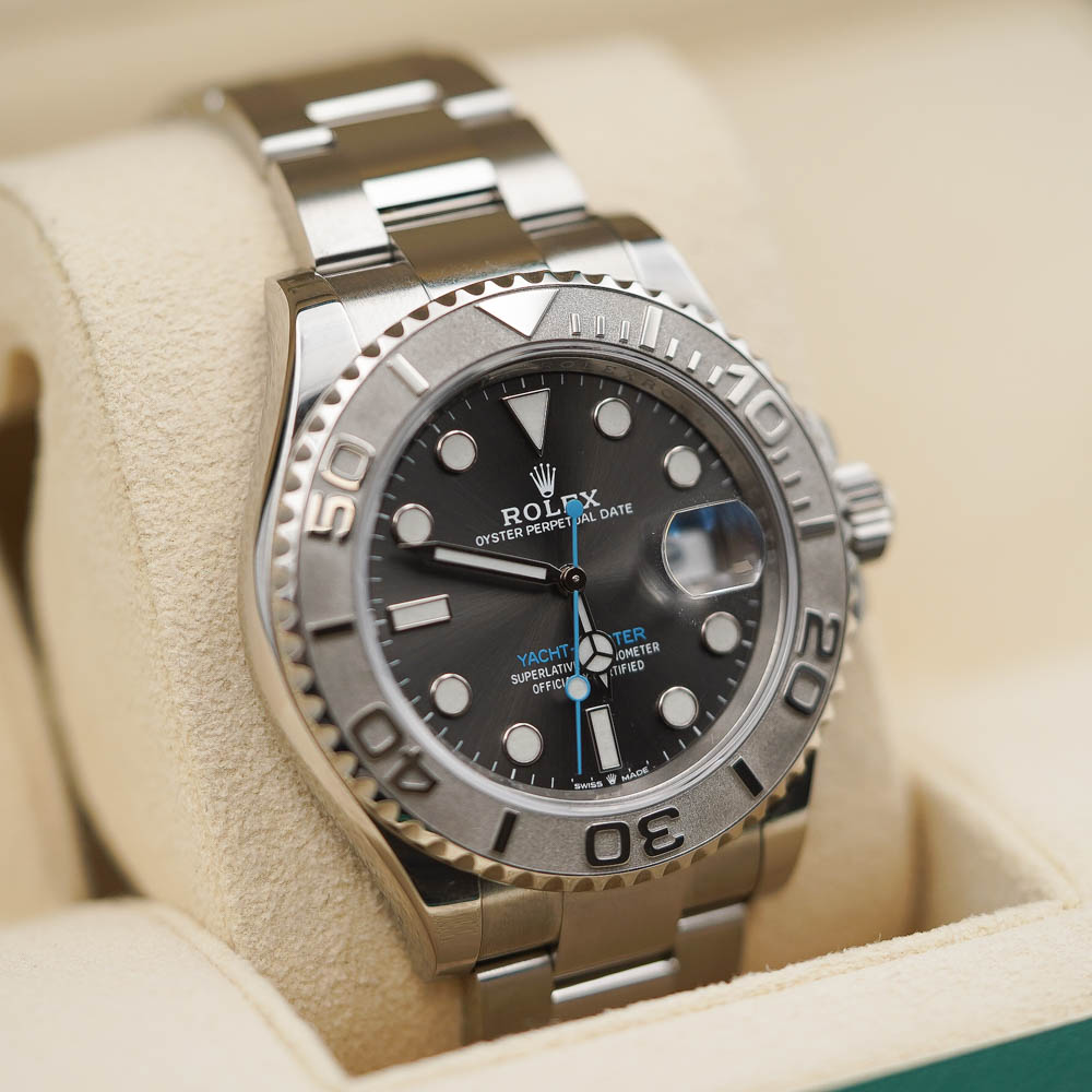 Rolex Yacht-Master 40 mm Dark Rhodium Dial, Stainless Steel Oyster Bracelet Mens Watch M126622-0001 - Image 7
