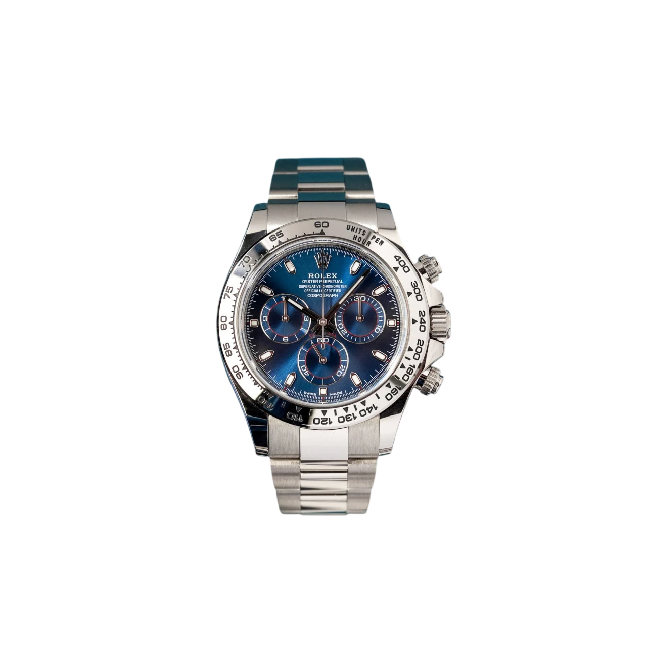 Rolex Daytona Blue Dial 40mmWhite Gold Chronograph Mens Watch 126509 - Image 5