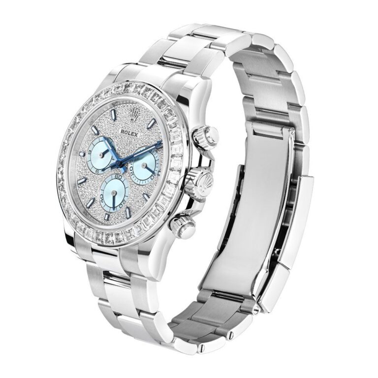 Rolex Daytona Diamond Pave Dial Platinum Watch 116576TBR - Image 6
