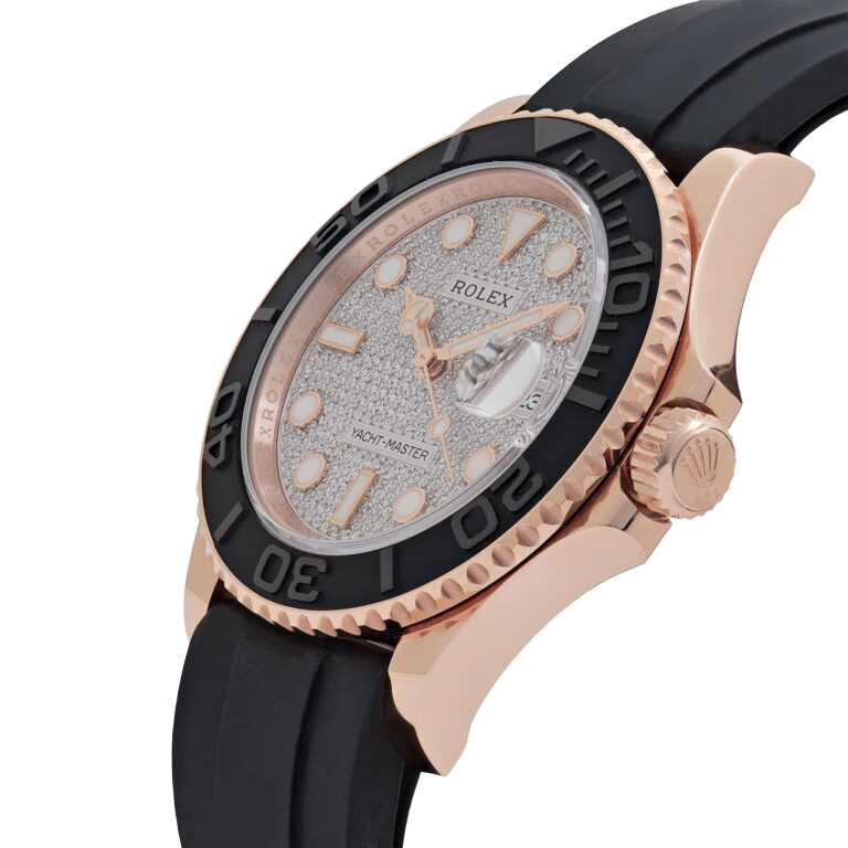 Rolex Yacht-Master 40mm 126655 Rose Gold Pav?? Diamond Dial - Image 5