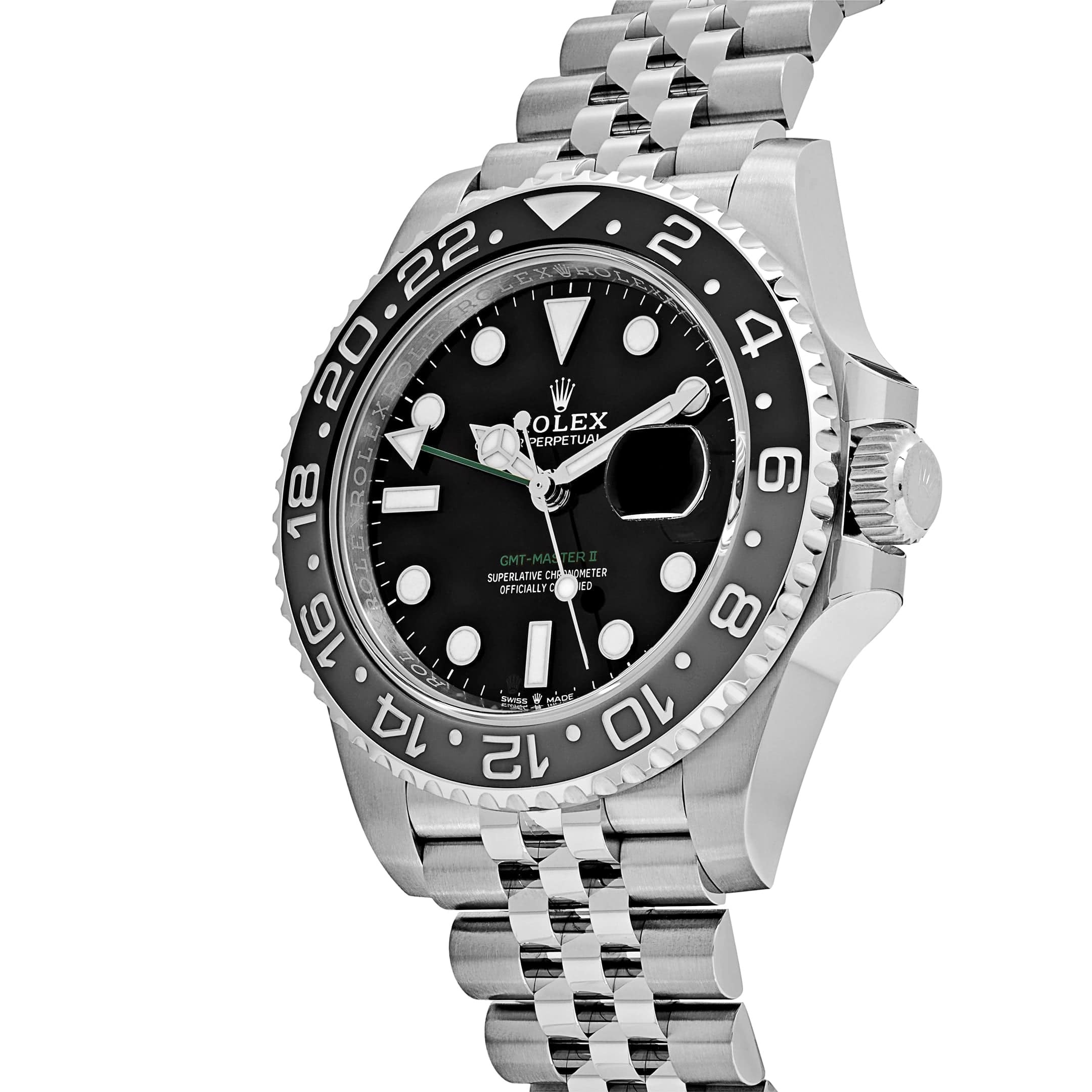 Rolex GMT-Master II 126710GRNR Bruce Wayne Stainless Steel Black Dial Jubilee (2025) - Image 6
