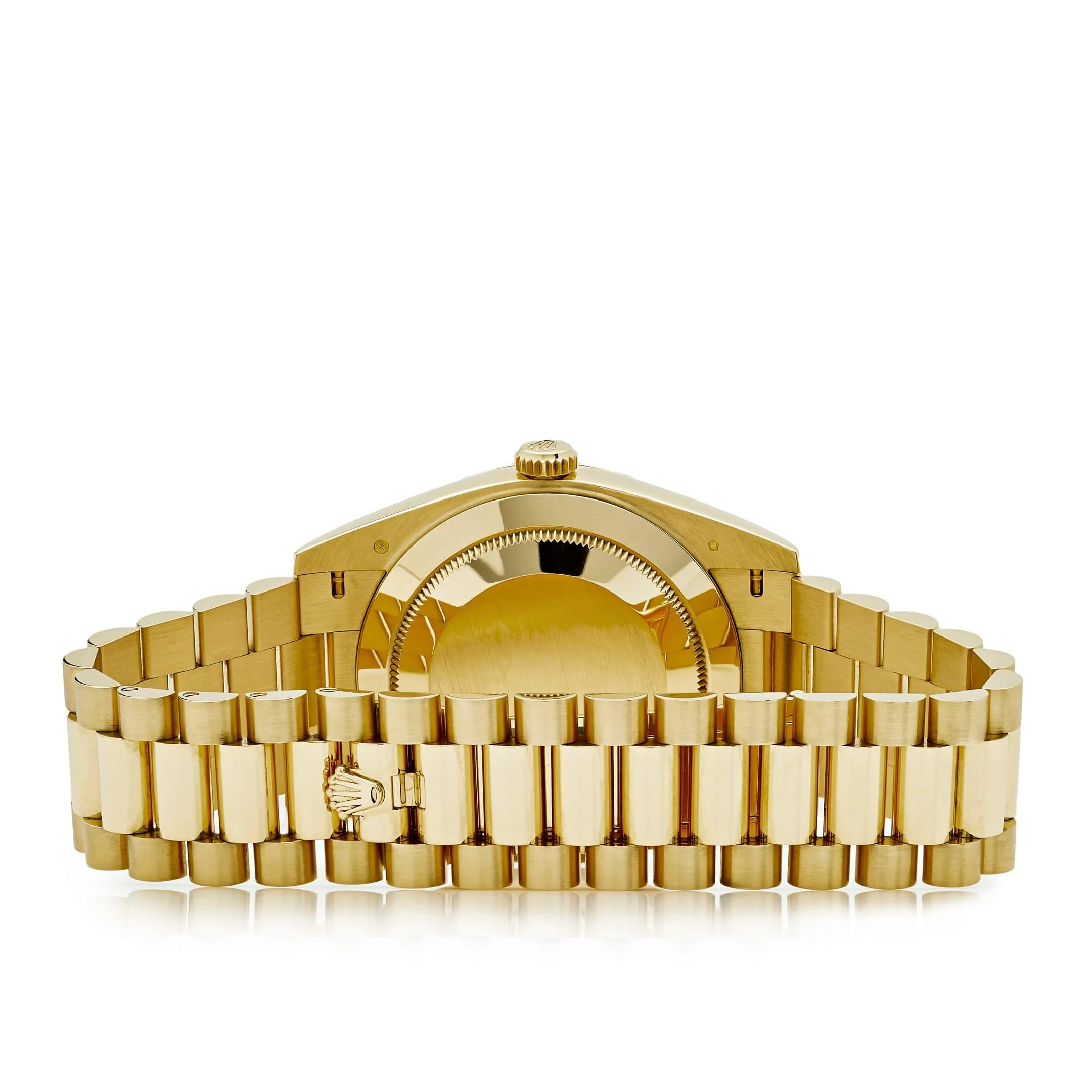 Rolex Day-Date 40mm Green Roman Yellow Gold 228238 - Image 7