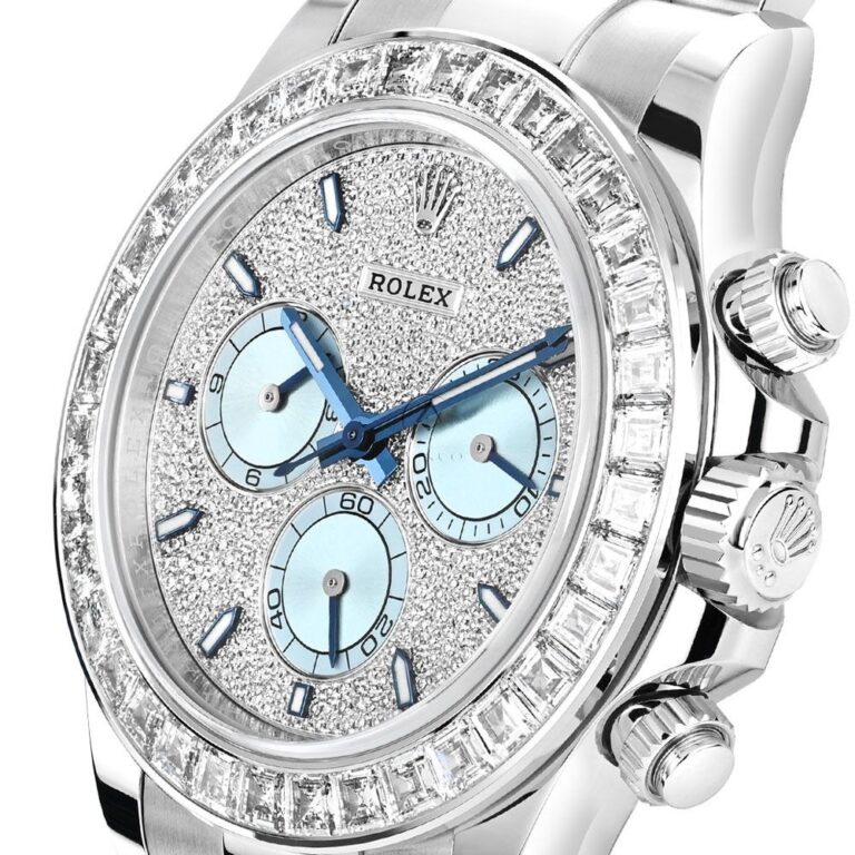 Rolex Daytona Diamond Pave Dial Platinum Watch 116576TBR - Image 5
