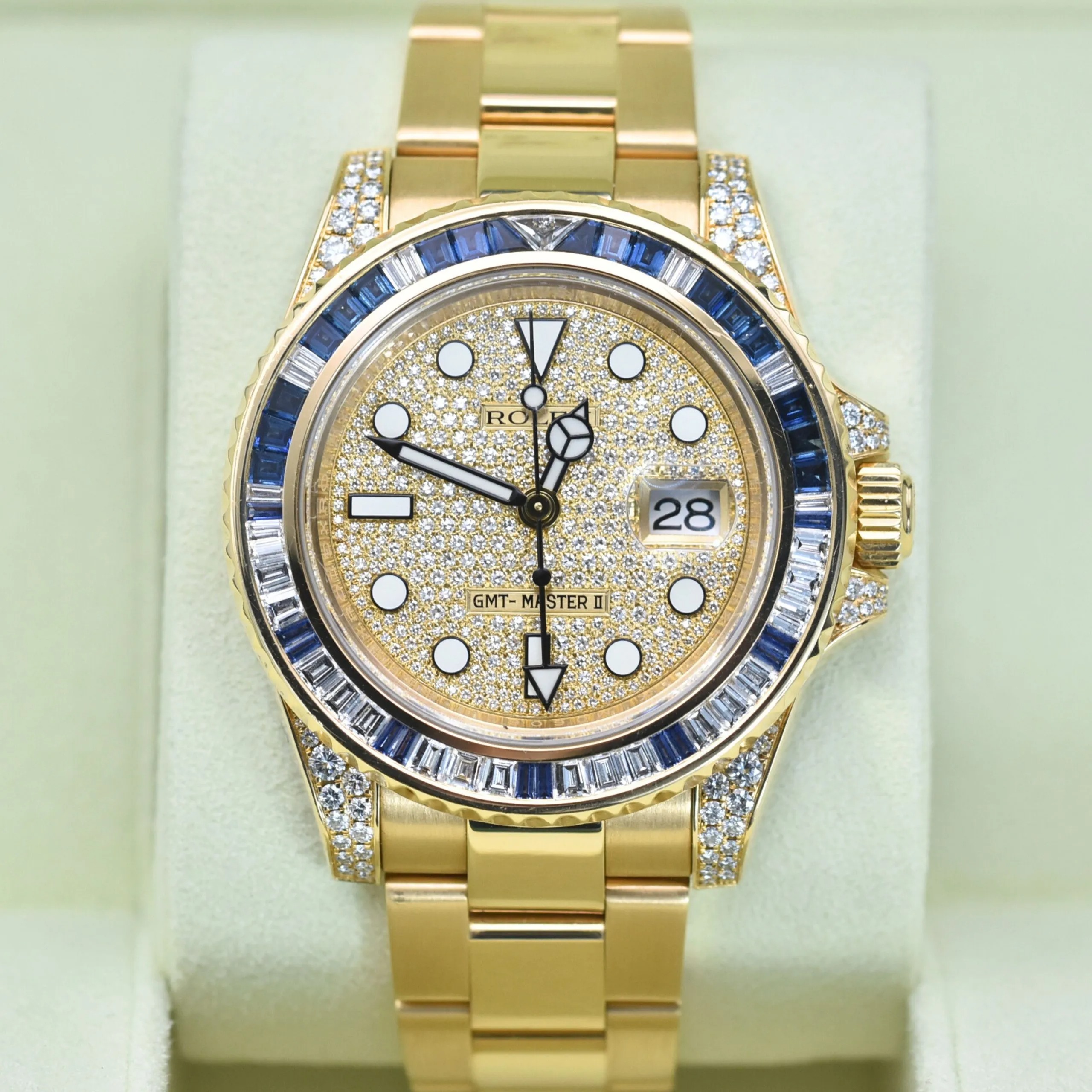 Rolex GMT-Master II 116758SARU Pave Diamond Dial 40mm - Image 2