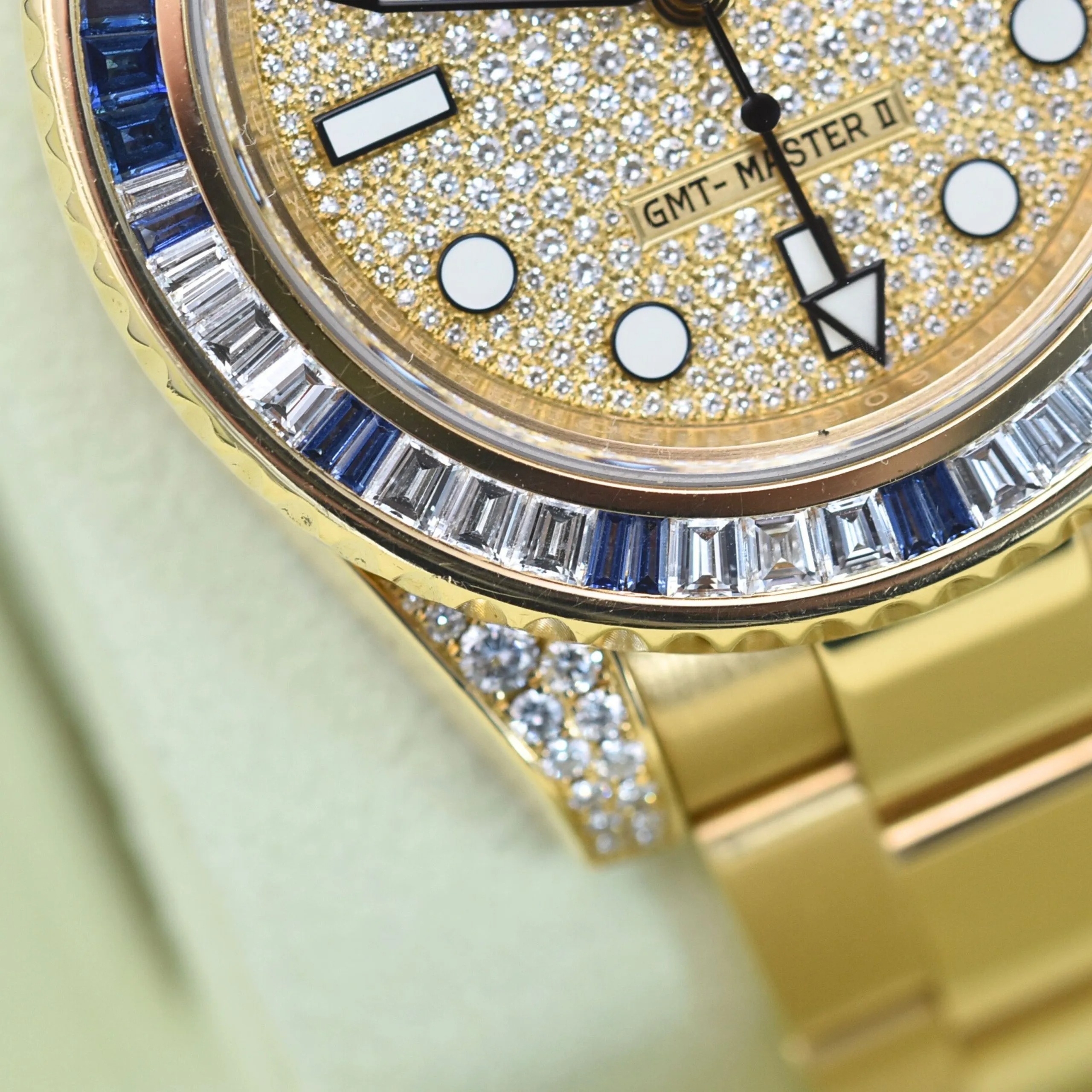Rolex GMT-Master II 116758SARU Pave Diamond Dial 40mm - Image 4
