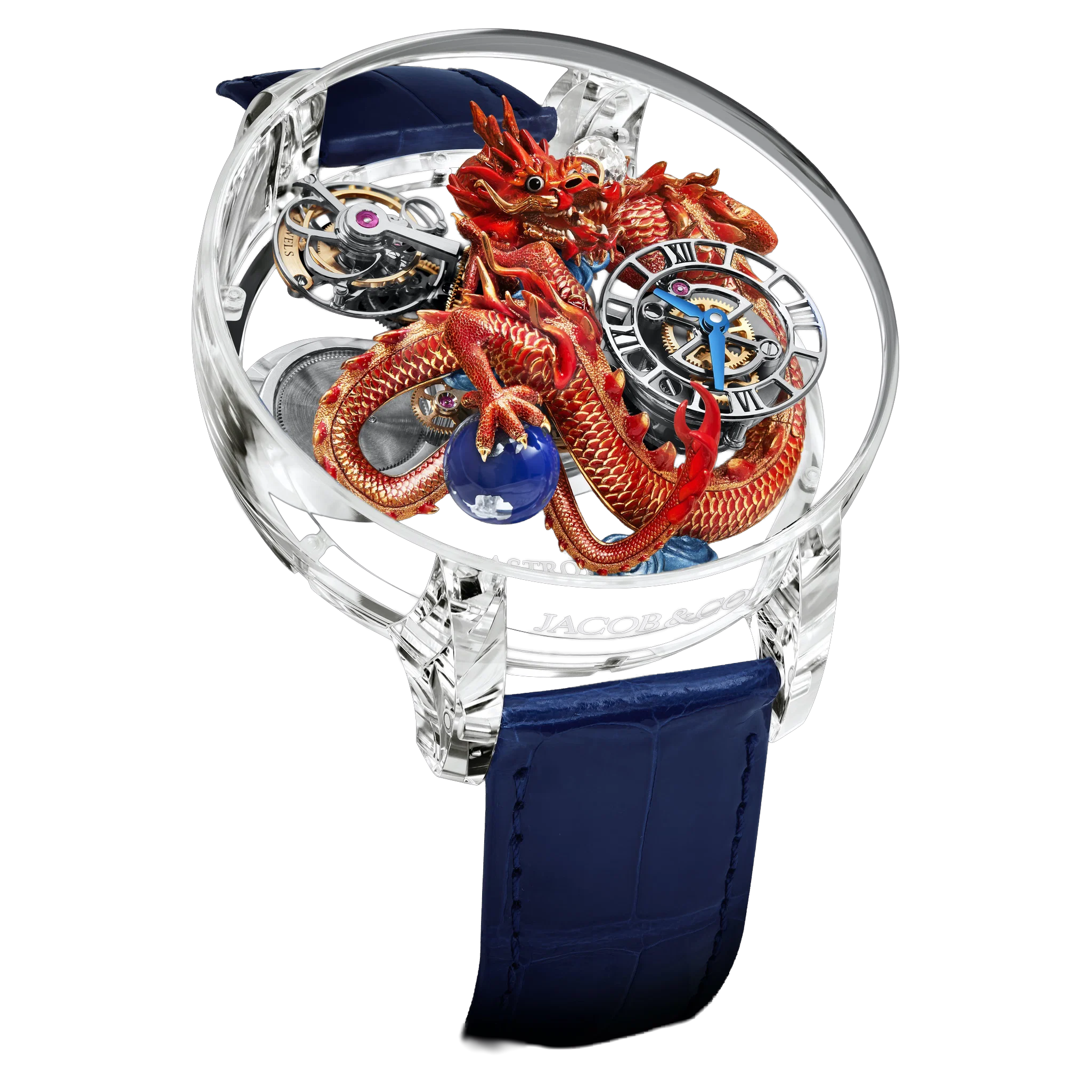 Jacob & Co Astronomia Flawless Imperial Dragon 50mm Sapphire Manual Winding AT125.80.DR.UA.B - Image 2