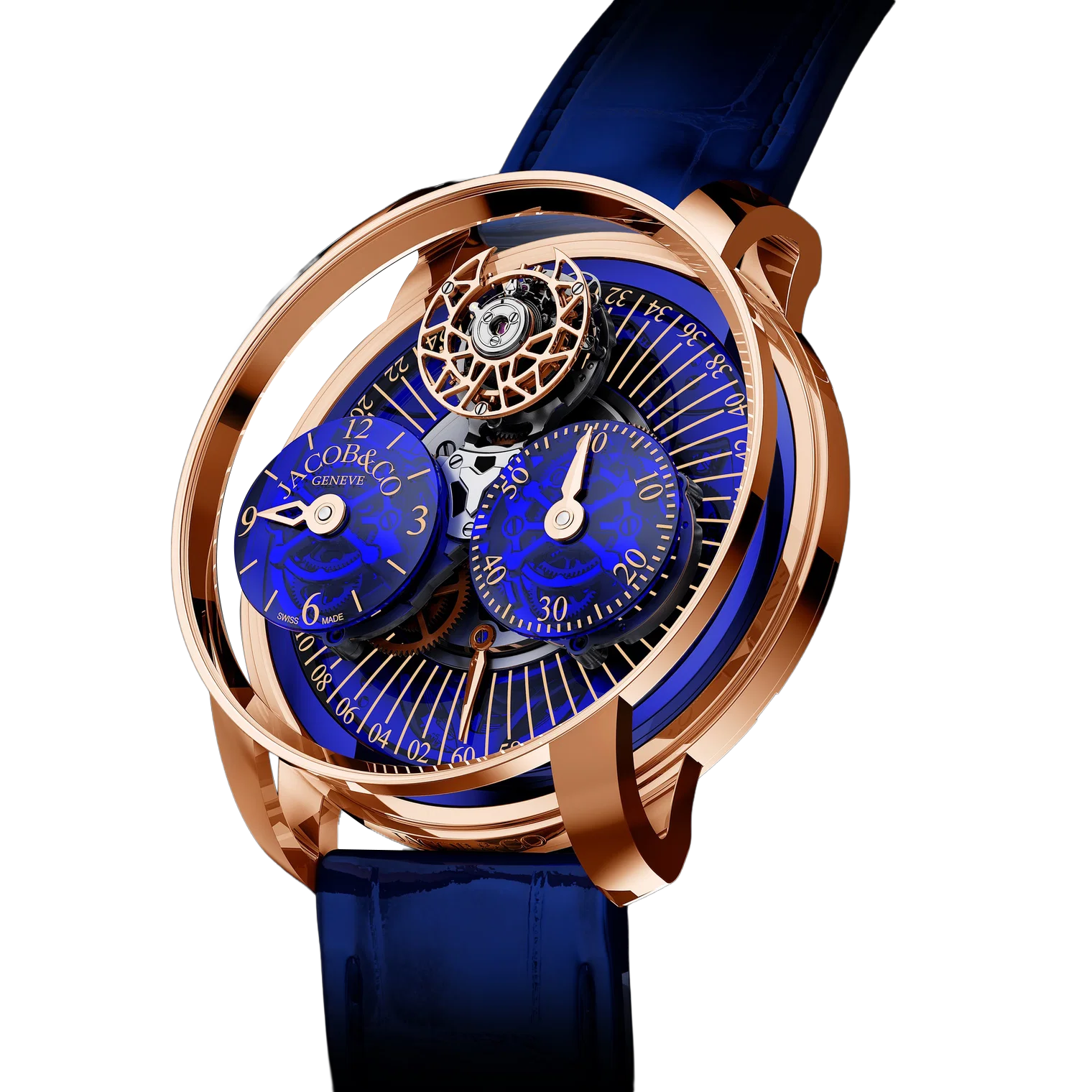 Jacob & Co Astronomia R??gulateur 43mm Rose Gold, Sapphire Manual Winding AR200.40.AA.AA.A - Image 4