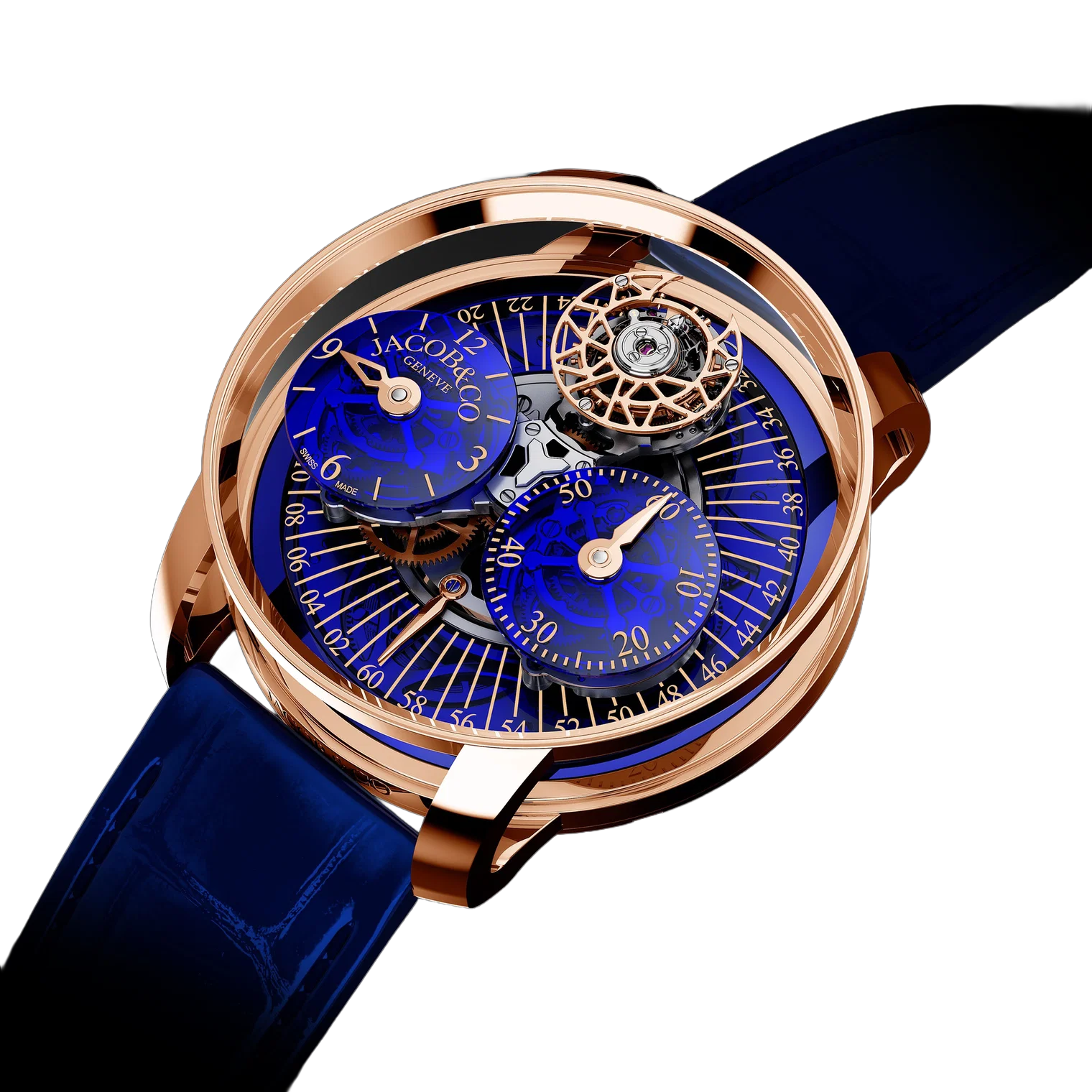 Jacob & Co Astronomia R??gulateur 43mm Rose Gold, Sapphire Manual Winding AR200.40.AA.AA.A - Image 3