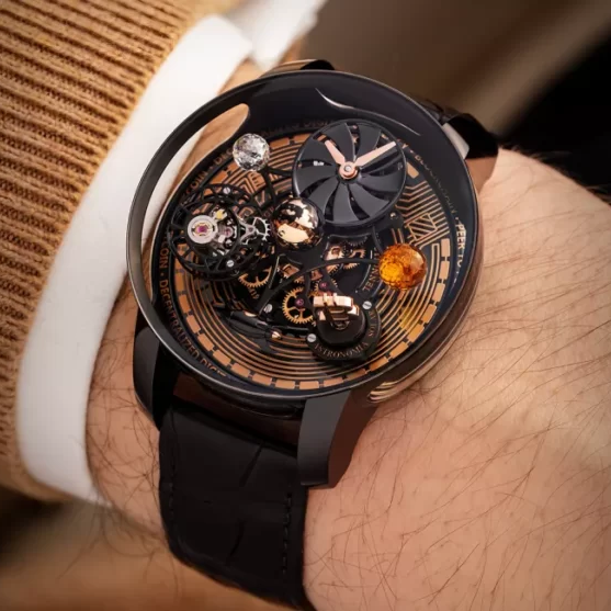 Jacob & Co Astronomia Solar Bitcoin 44mm Black DLC, Titanium Manual Winding AS310.21.AB.AA.A - Image 2