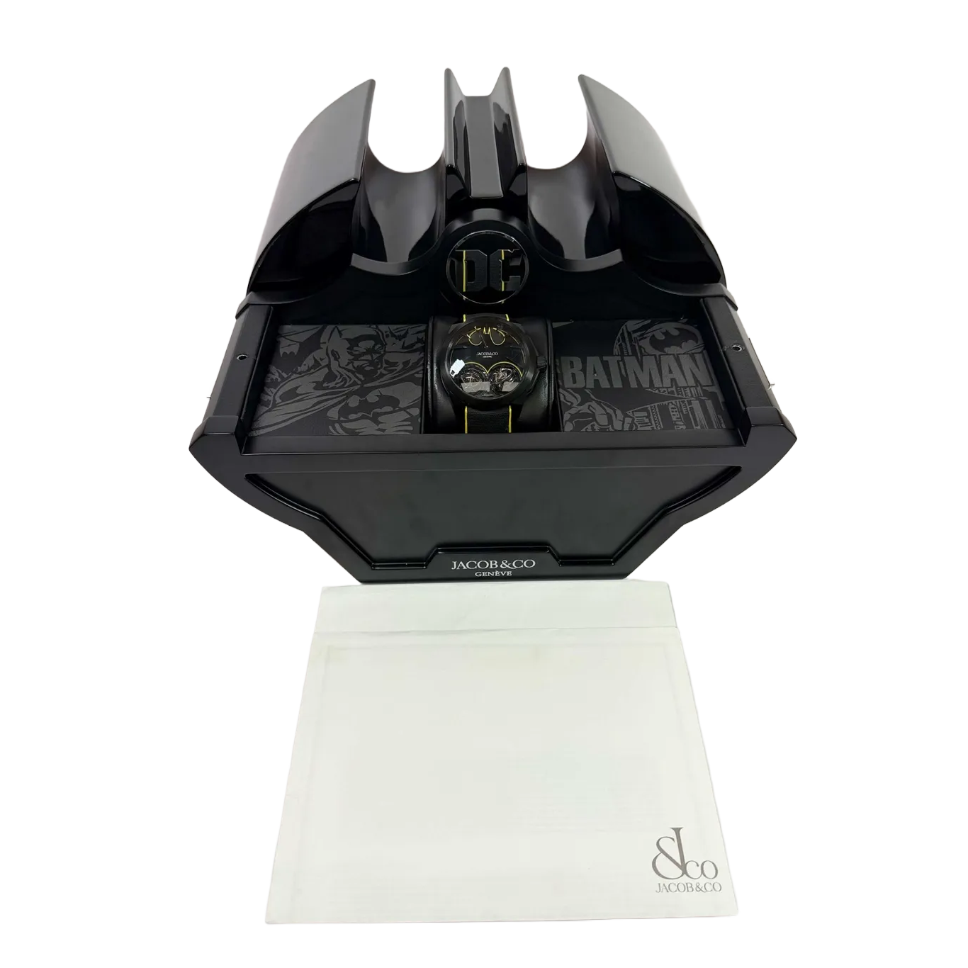 Jacob & Co Gotham City 46mm Titanium DLC Sapphire Crystal DC100.21.AB.AB.A - Image 9