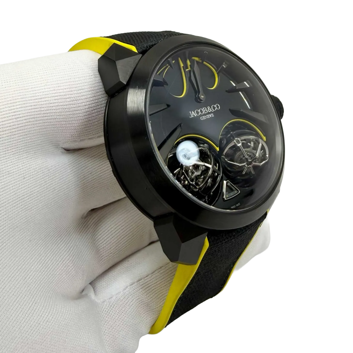 Jacob & Co Gotham City 46mm Titanium DLC Sapphire Crystal DC100.21.AB.AB.A - Image 4