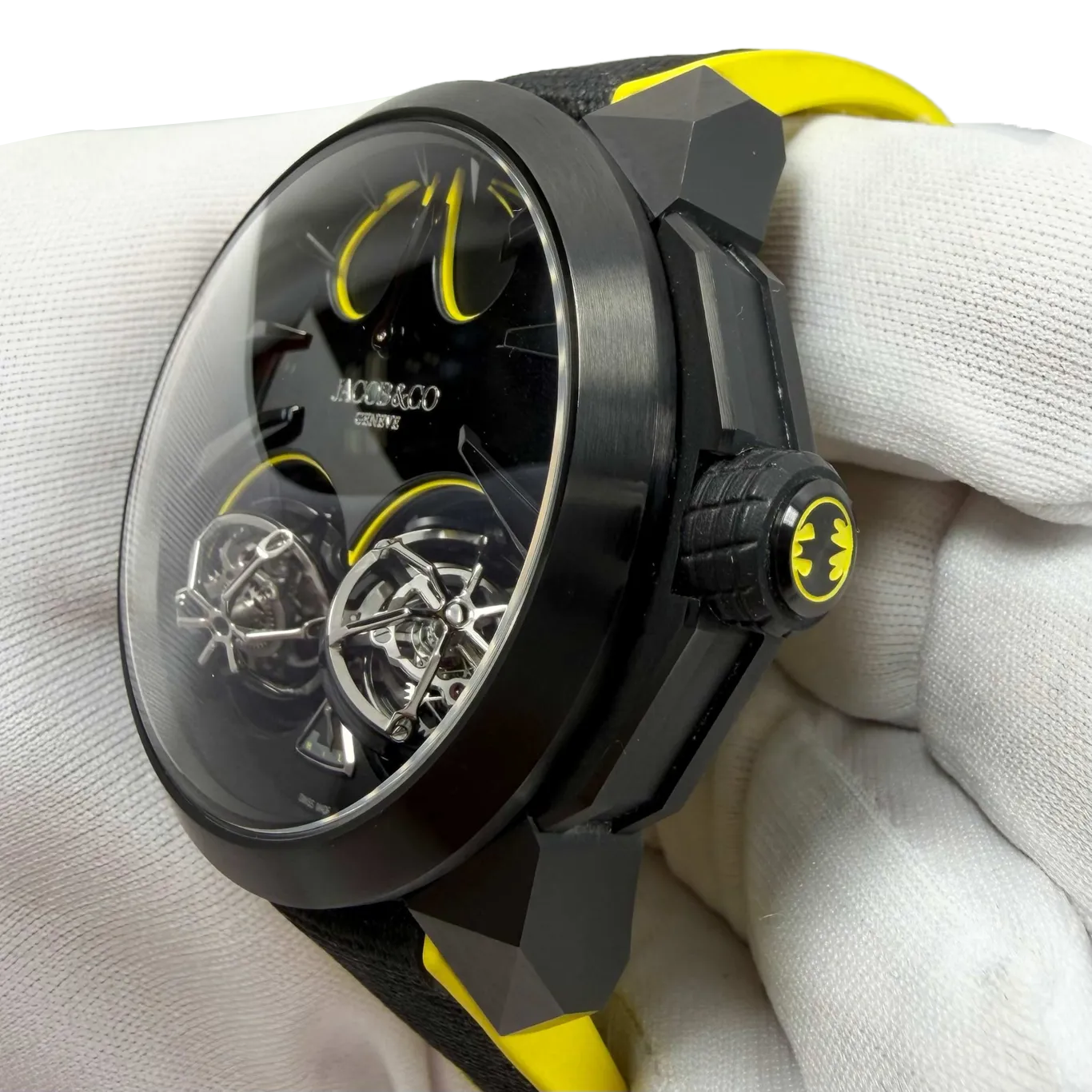 Jacob & Co Gotham City 46mm Titanium DLC Sapphire Crystal DC100.21.AB.AB.A - Image 3