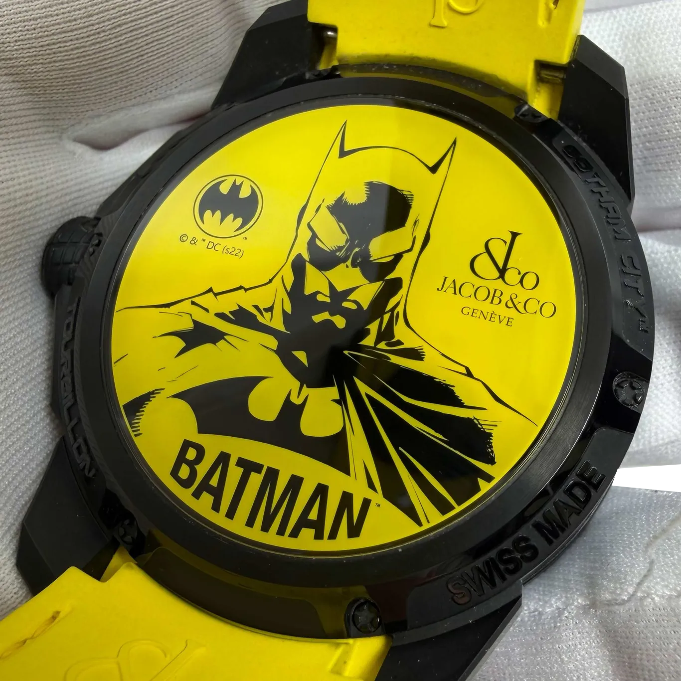 Jacob & Co Gotham City 46mm Titanium DLC Sapphire Crystal DC100.21.AB.AB.A - Image 7
