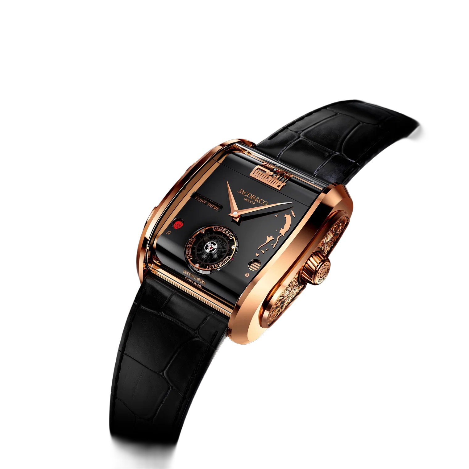 Jacob & Co The Godfather II 44 x 42mm Rose Gold Manual Winding OP200.40.AA.AB.ABALA - Image 4