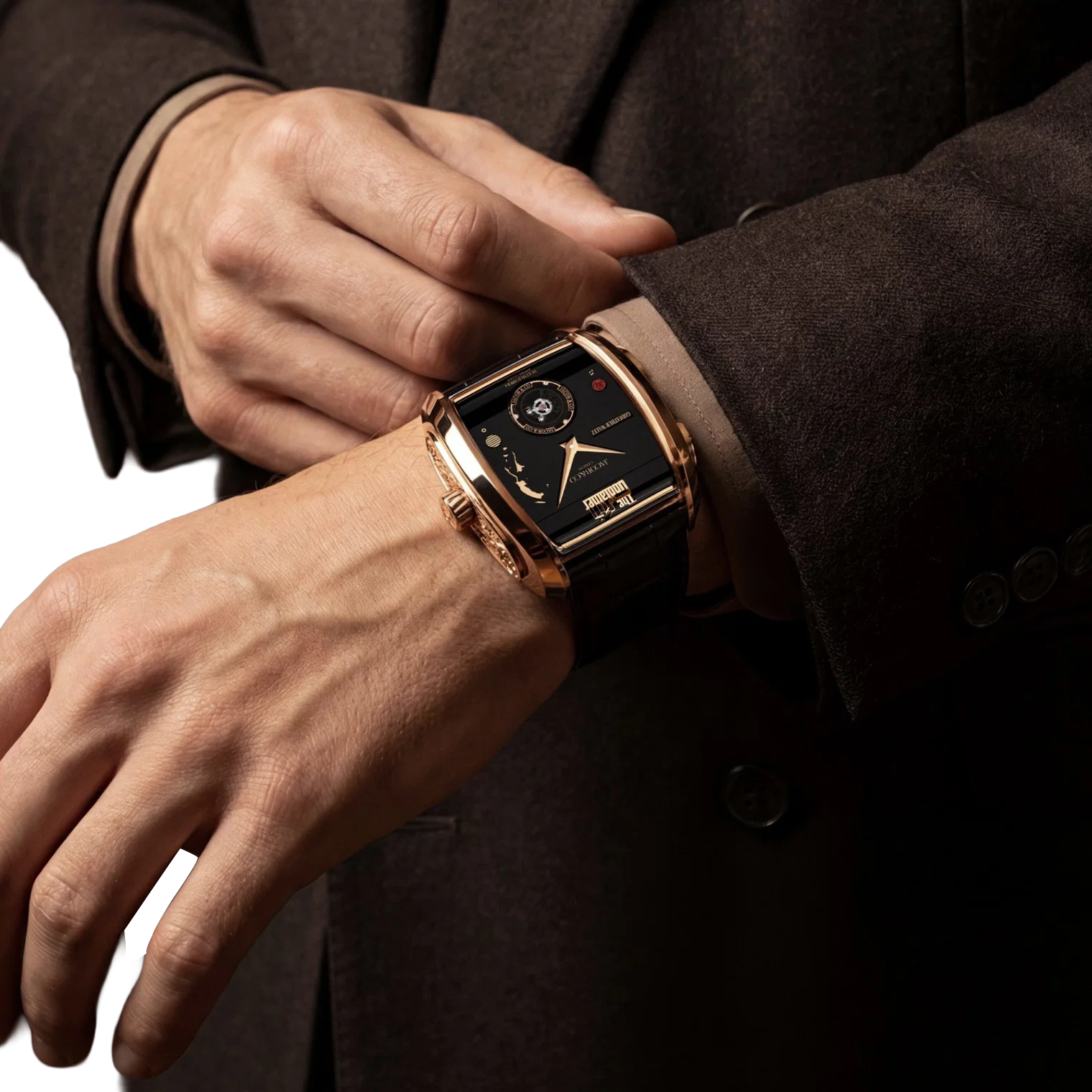 Jacob & Co The Godfather II 44 x 42mm Rose Gold Manual Winding OP200.40.AA.AB.ABALA - Image 2