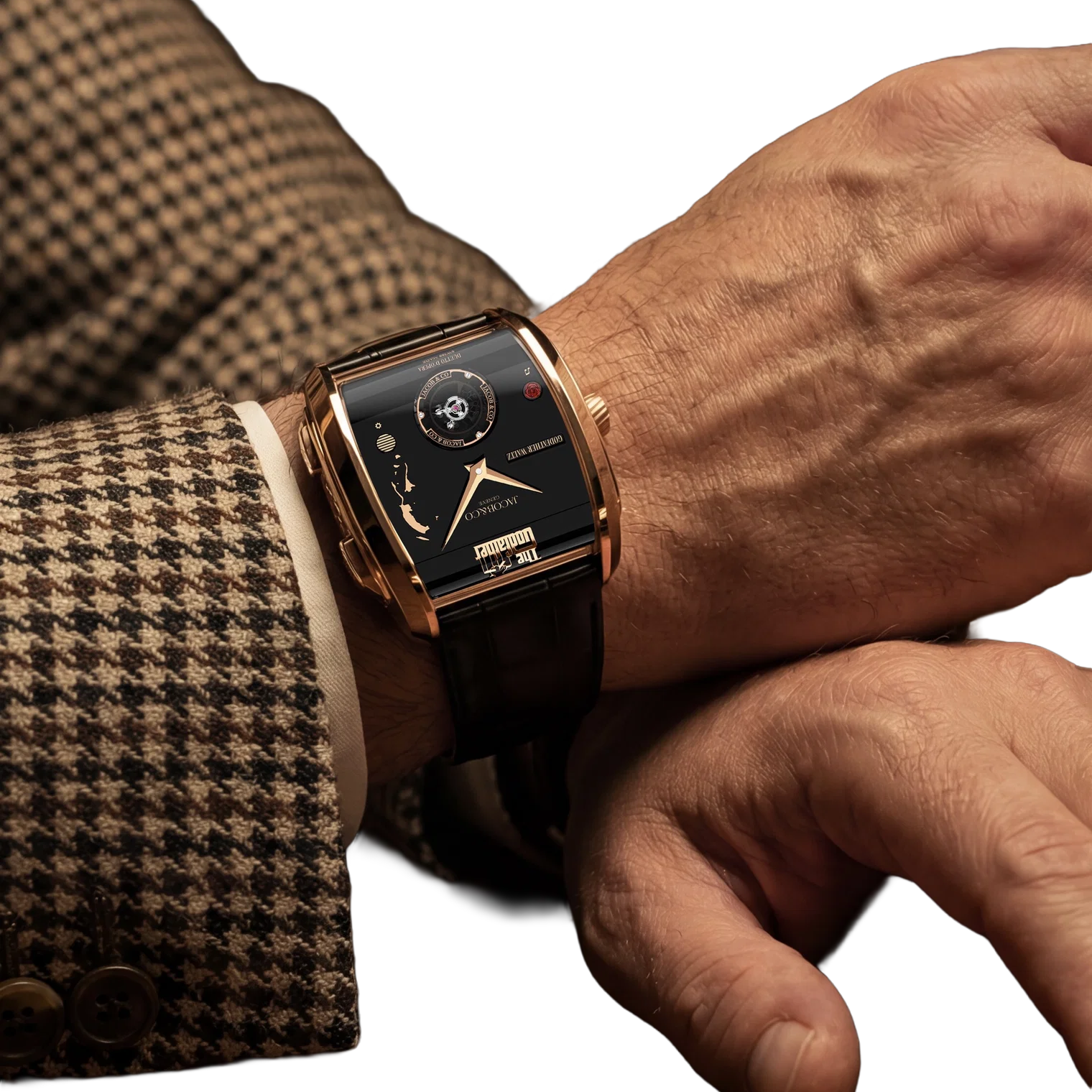 Jacob & Co The Godfather II 44 x 42mm Rose Gold Manual Winding OP200.40.AA.AB.ABALA - Image 9