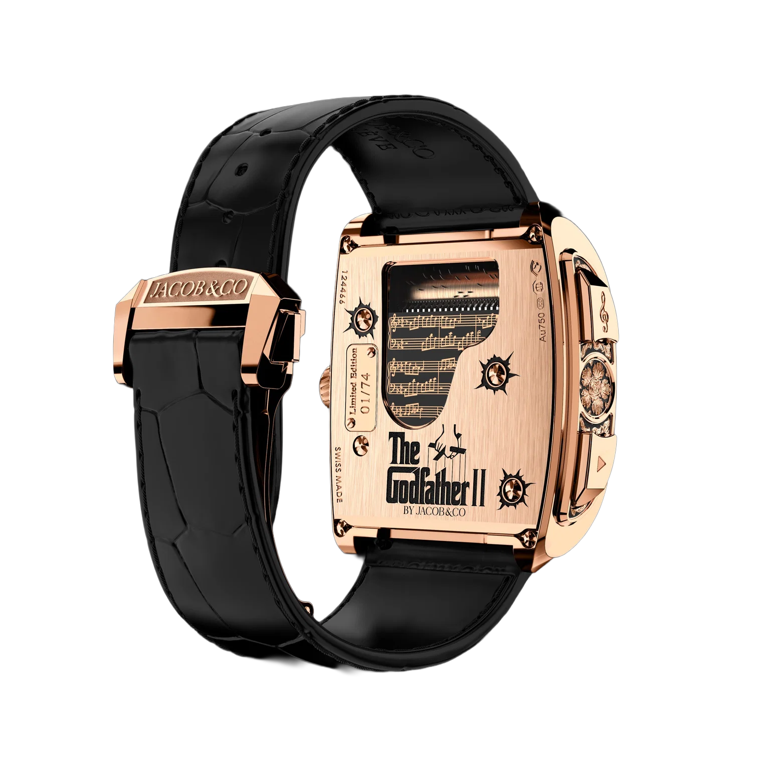 Jacob & Co The Godfather II 44 x 42mm Rose Gold Manual Winding OP200.40.AA.AB.ABALA - Image 5