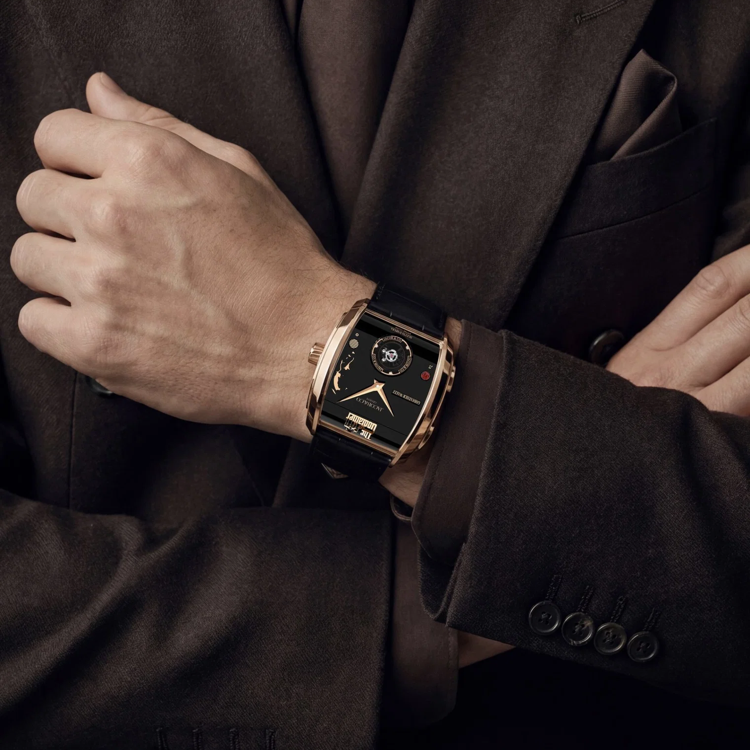 Jacob & Co The Godfather II 44 x 42mm Rose Gold Manual Winding OP200.40.AA.AB.ABALA - Image 8