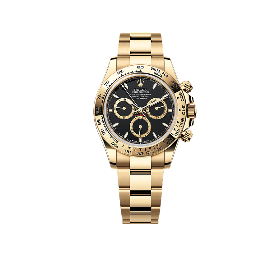 Rolex Cosmograph Daytona 40mm Yellow Gold Black Dial 126508 (2025)