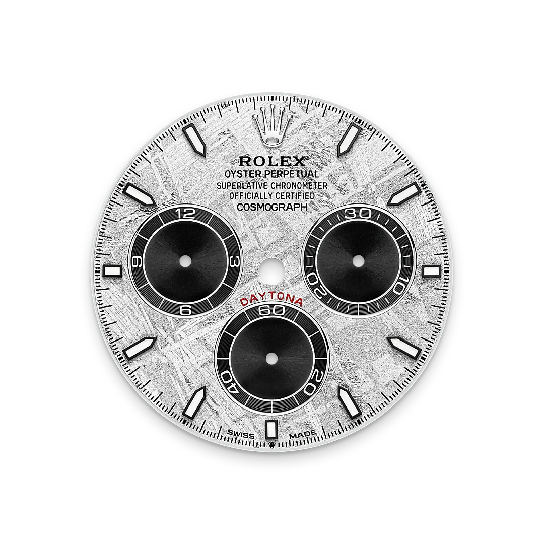Rolex Daytona 40mm Oyster Perpetual White Gold with Meteorite and Black Dial M126519LN-0007 - Image 3