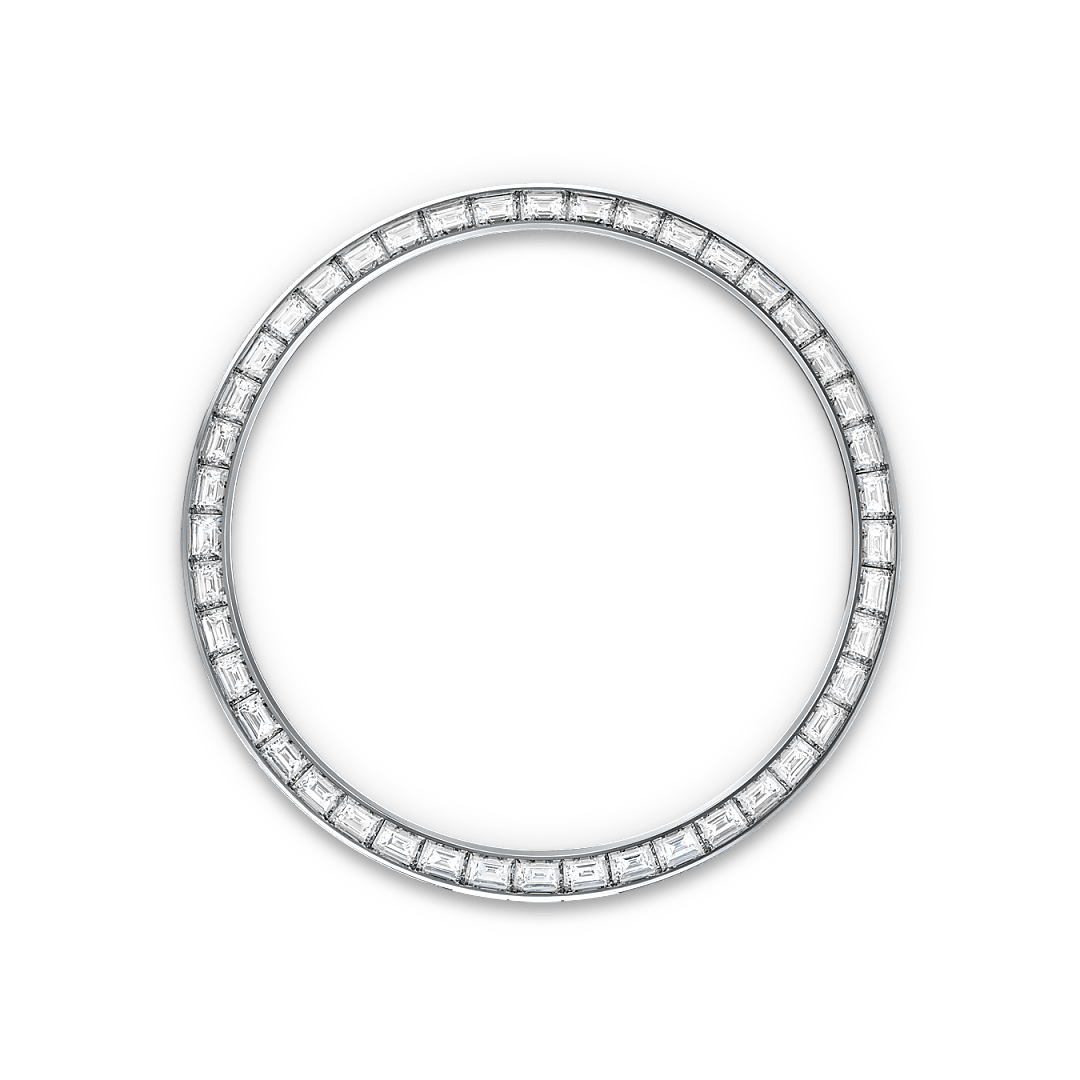 Rolex Land-Dweller Oyster 40mm Platinum & Diamonds Ice Blue Honeycomb Motif Dial M127386TBR-0001 - Image 4