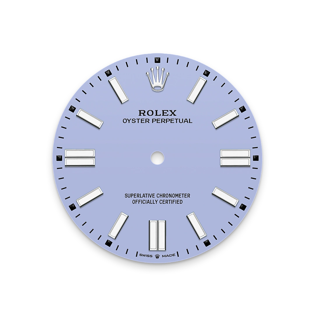 Rolex Oyster Perpetual 41mm Stainless Steel Lavender Dial Men Watch 134300-0012 New 2025 - Image 3