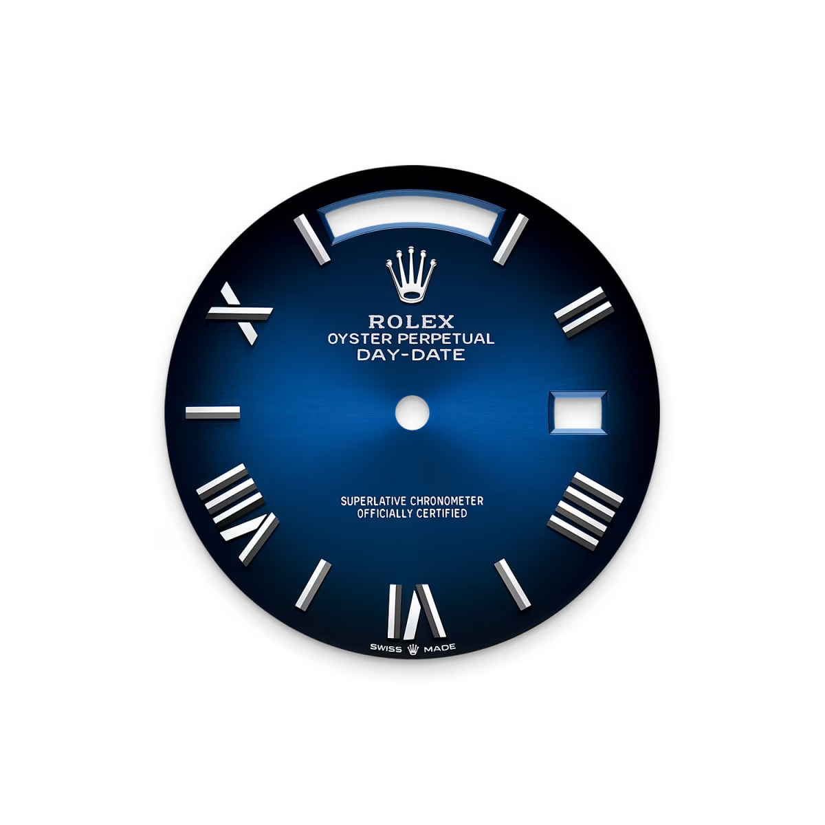 Rolex Day-date Oyster Perpetual 40mm White Gold Blue Ombr?? Dial, Diamond-set bezel M228349RBR-0045 - Image 2