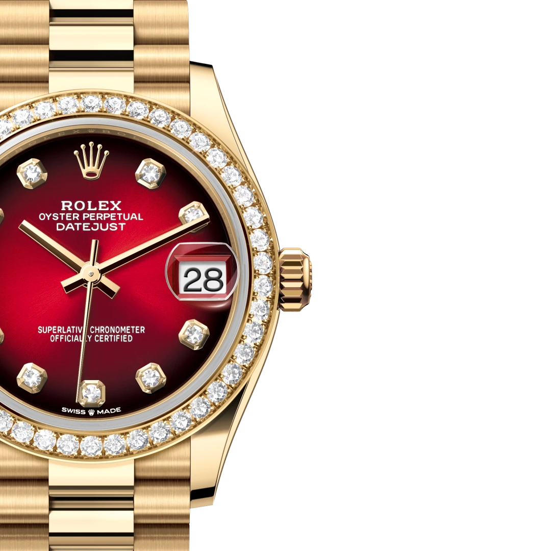 Datejust Oyster 31 mm Yellow Gold and Diamonds 278288RBR - Image 2