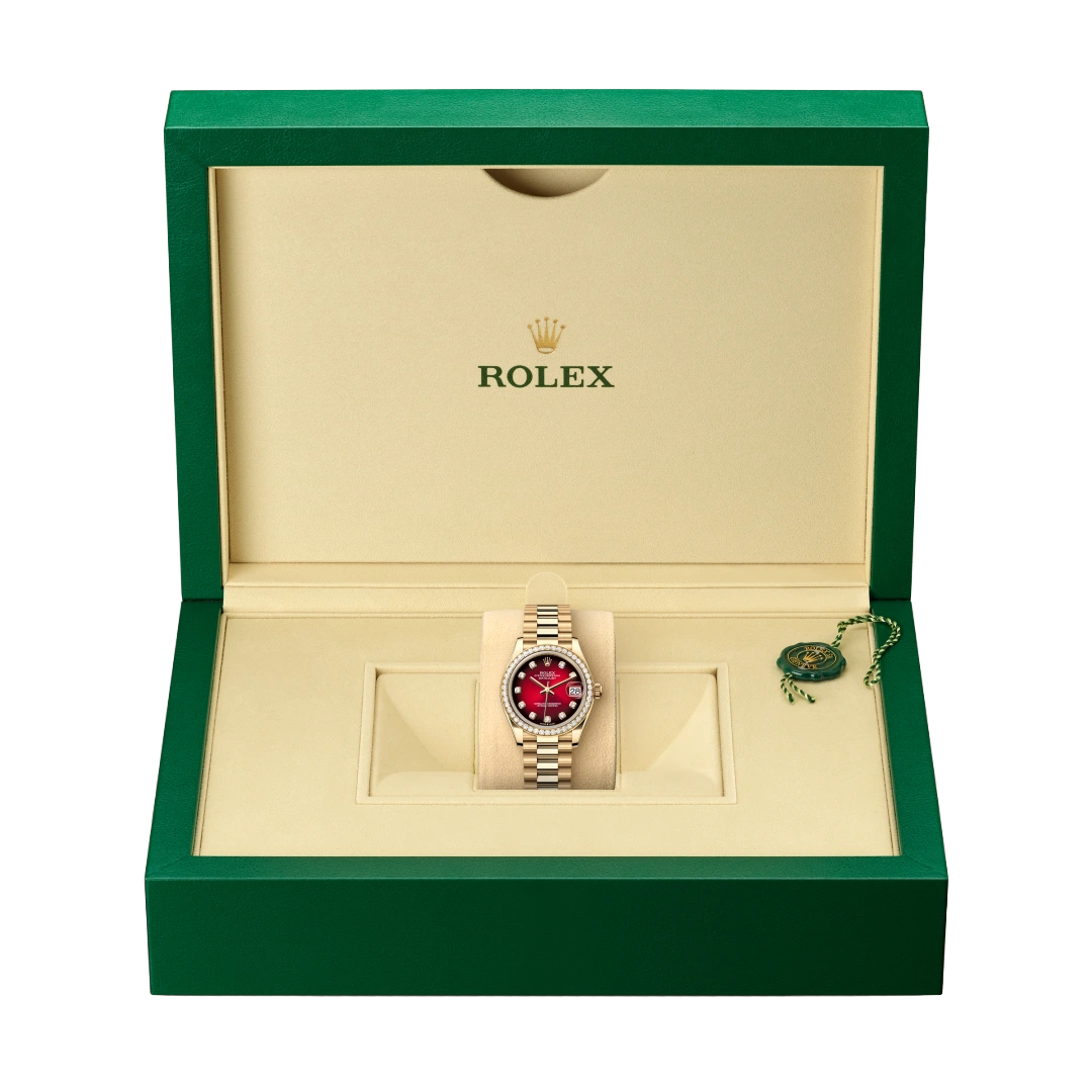 Datejust Oyster 31 mm Yellow Gold and Diamonds 278288RBR - Image 6