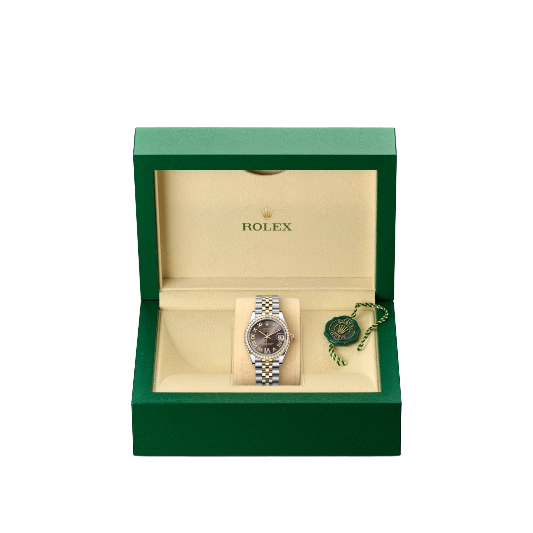 Rolex Lady-Datejust 31 mm, Oystersteel, yellow gold and diamonds M278383RBR-0018 - Image 4