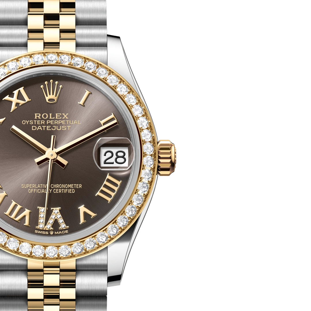 Rolex Lady-Datejust 31 mm, Oystersteel, yellow gold and diamonds M278383RBR-0018 - Image 6