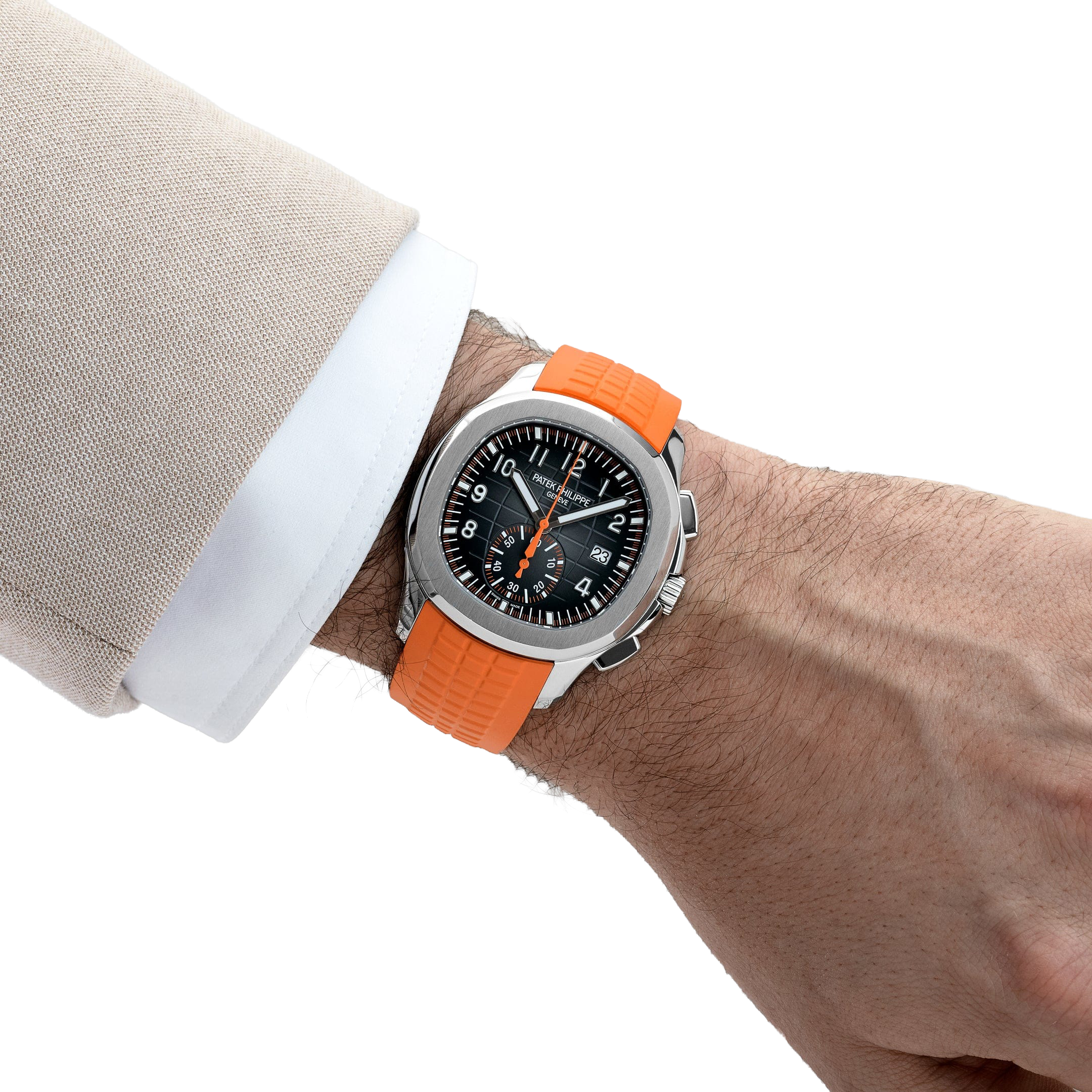 Patek Philippe Aquanaut 42mm 5968A-001 Stainless Steel Black Dial - Image 2