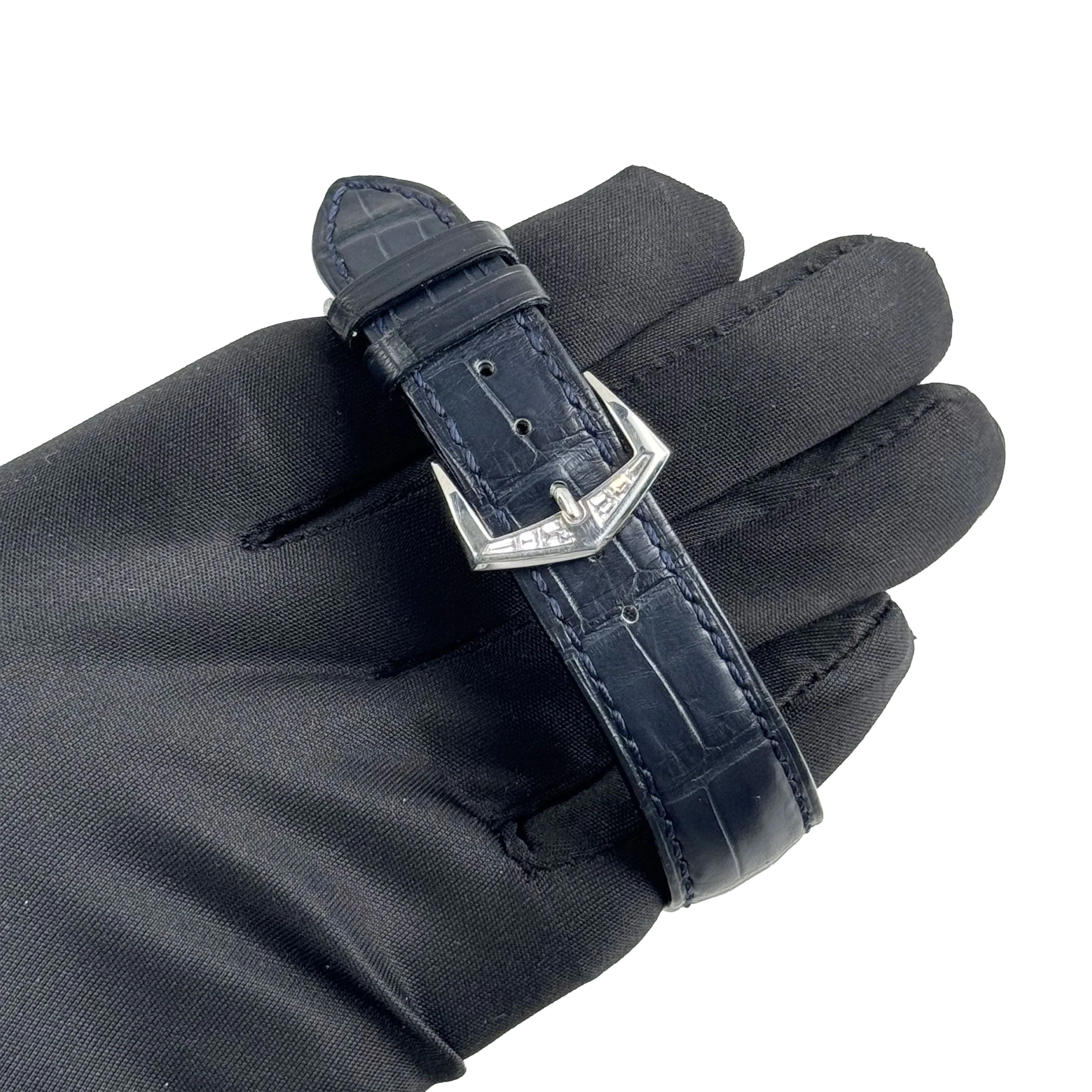 Patek Philippe Calatrava 38mm 5298P-012 Platinum Black Diamond Dial Diamond Bezel - Image 10