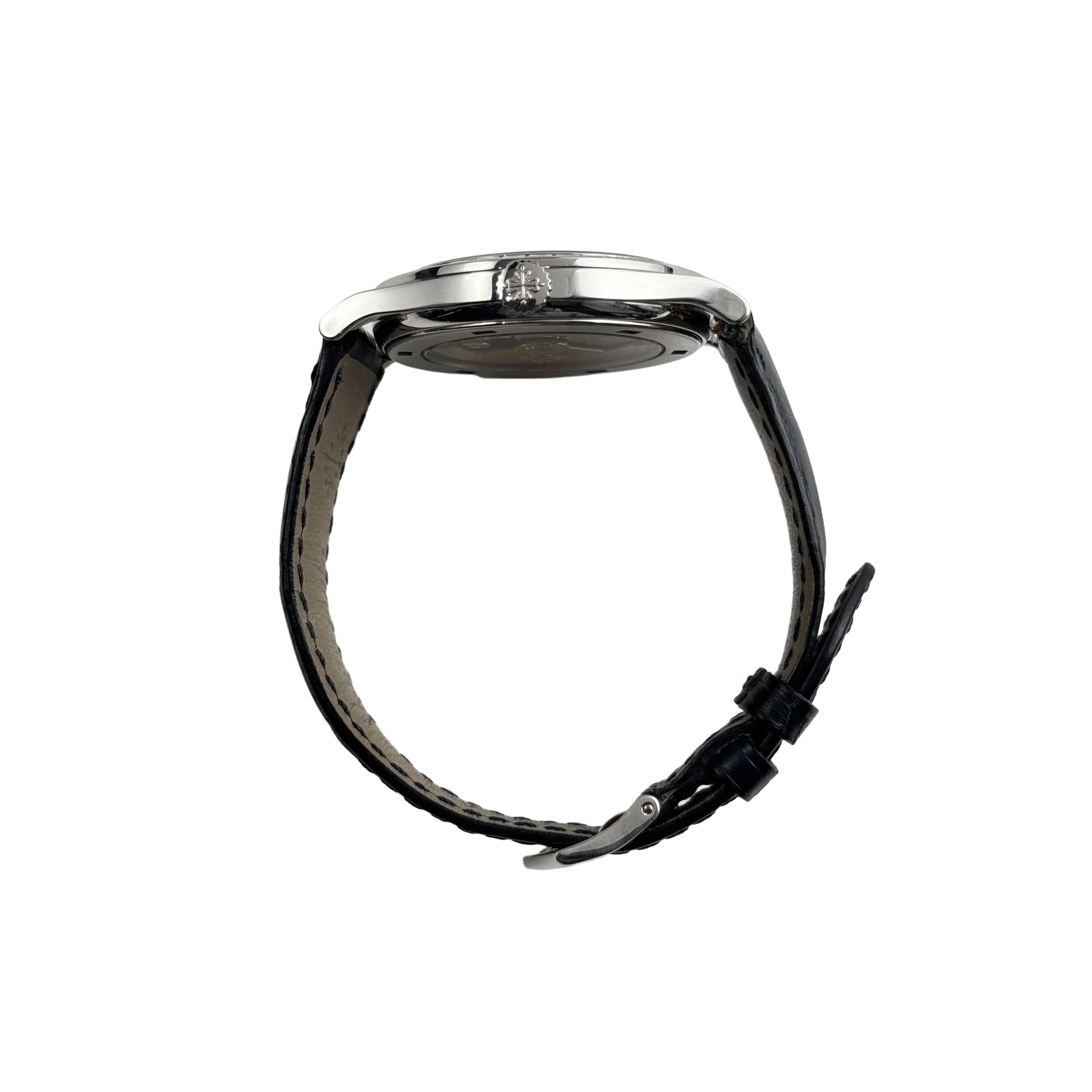 Patek Philippe Calatrava 38mm 5298P-012 Platinum Black Diamond Dial Diamond Bezel - Image 9