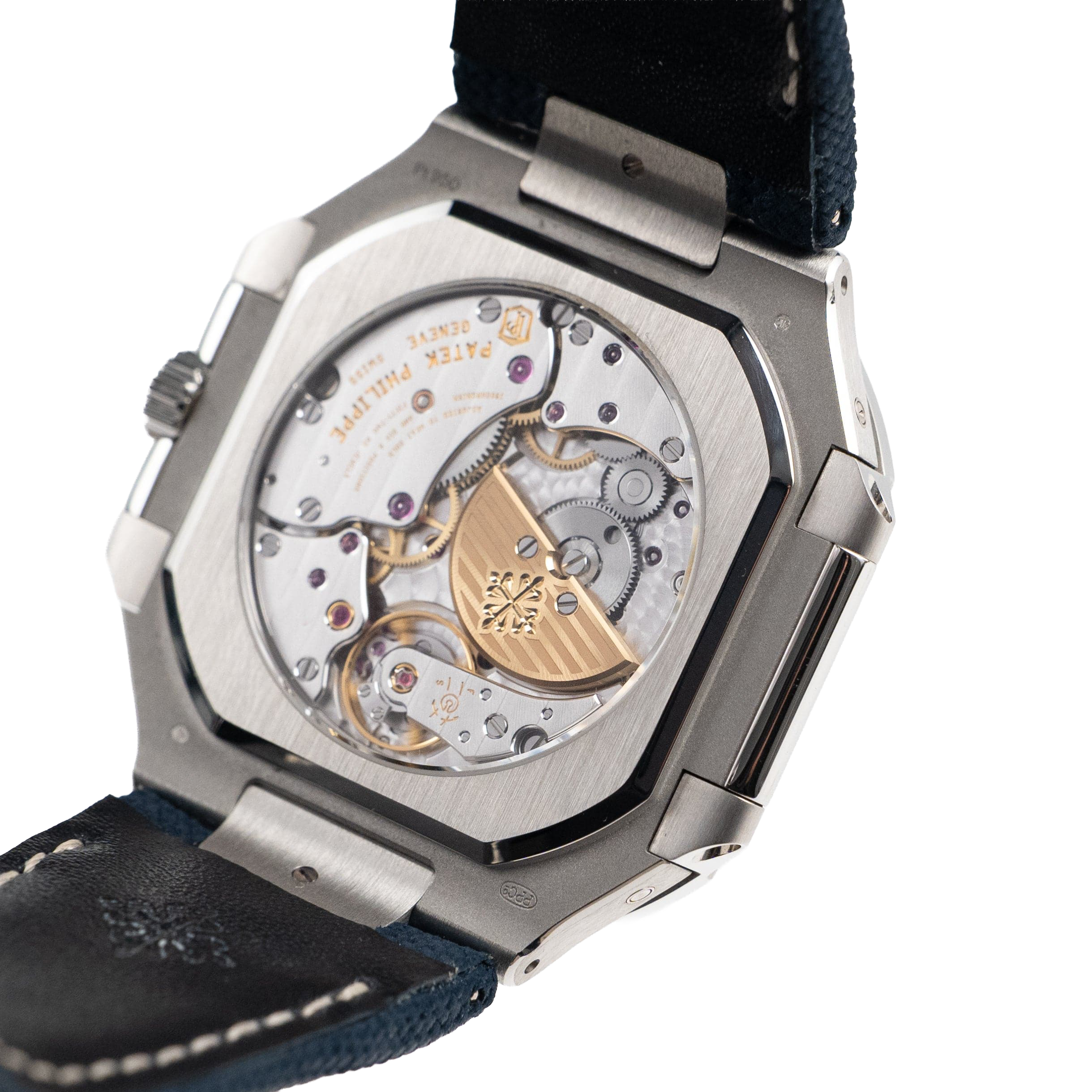 Patek Philippe Cubitus 45mm 5822P-001 Platinum Blue Dial Moon Phase - Image 8