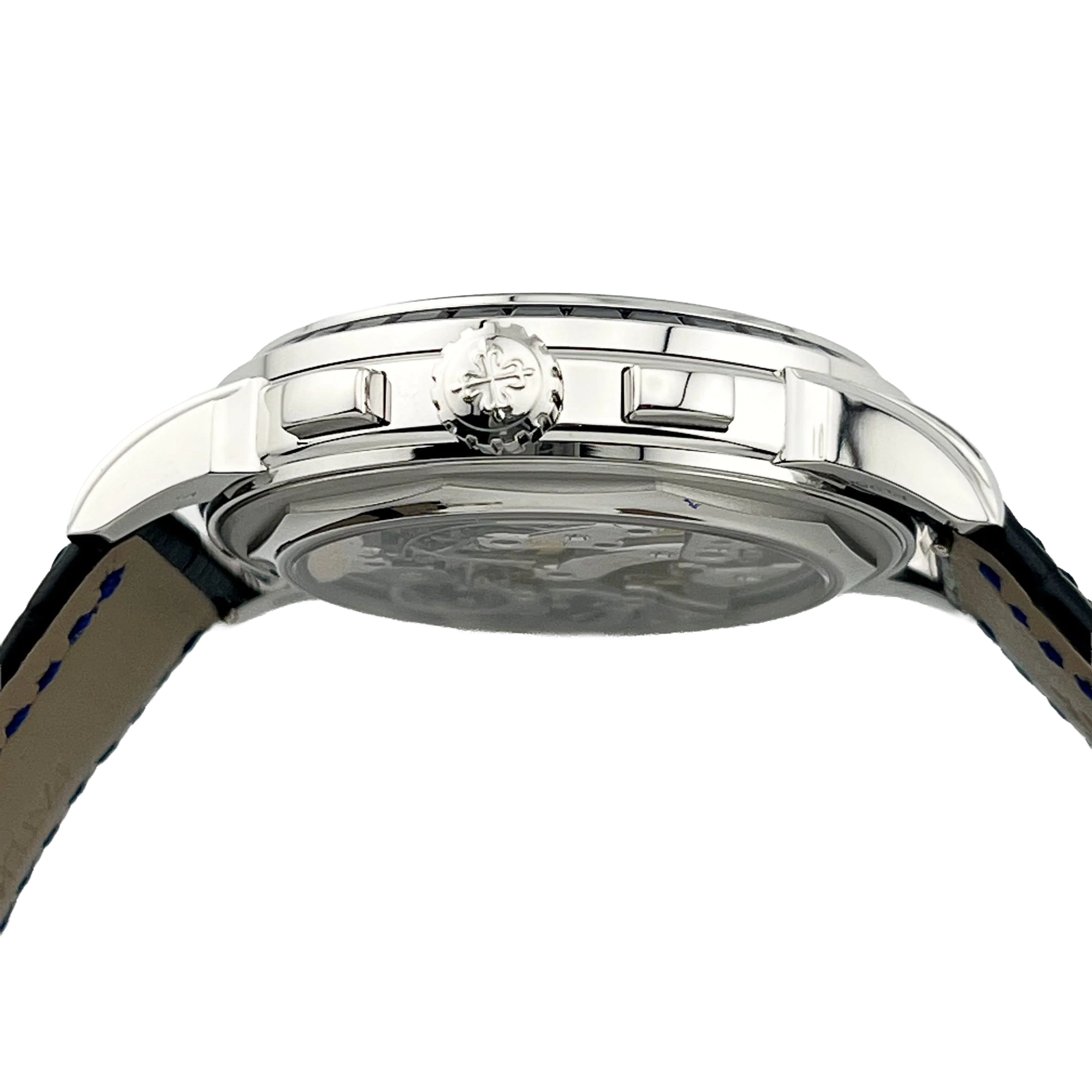 Patek Philippe Grand Complications 41mm 5271/11P-010 Perpetual Calendar Chronograph Platinum Baguette Sapphires - Image 8