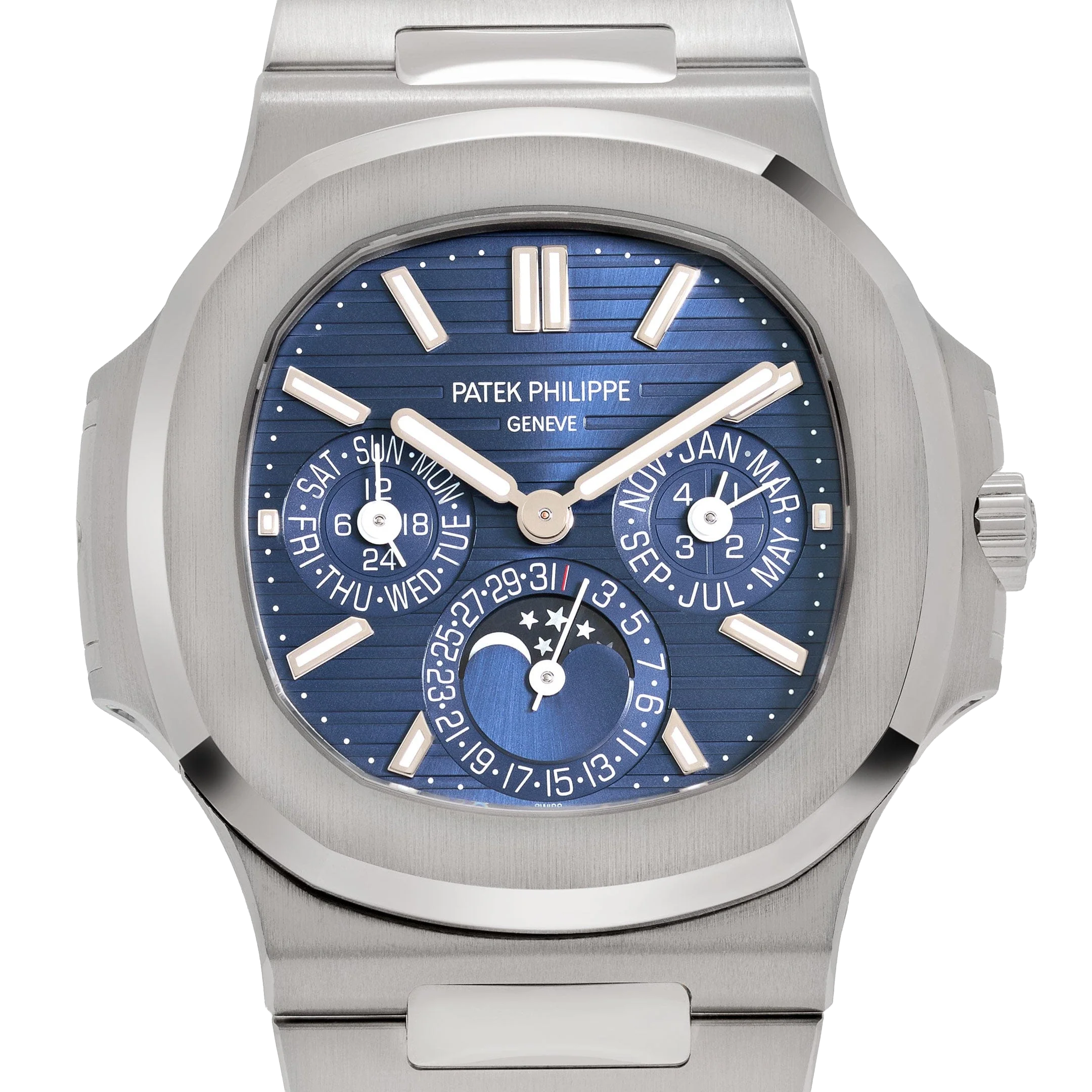 Patek Philippe Nautilus 40mm 5740/1G-001 Perpetual Calendar Moon Phases - Image 4