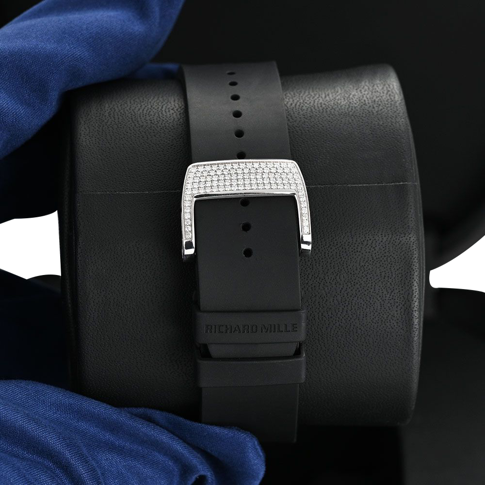 Richard Mille Chronograph & 18K White Gold ?C Diamond Bezel ?C Skeleton Dial 50 mm - Image 4